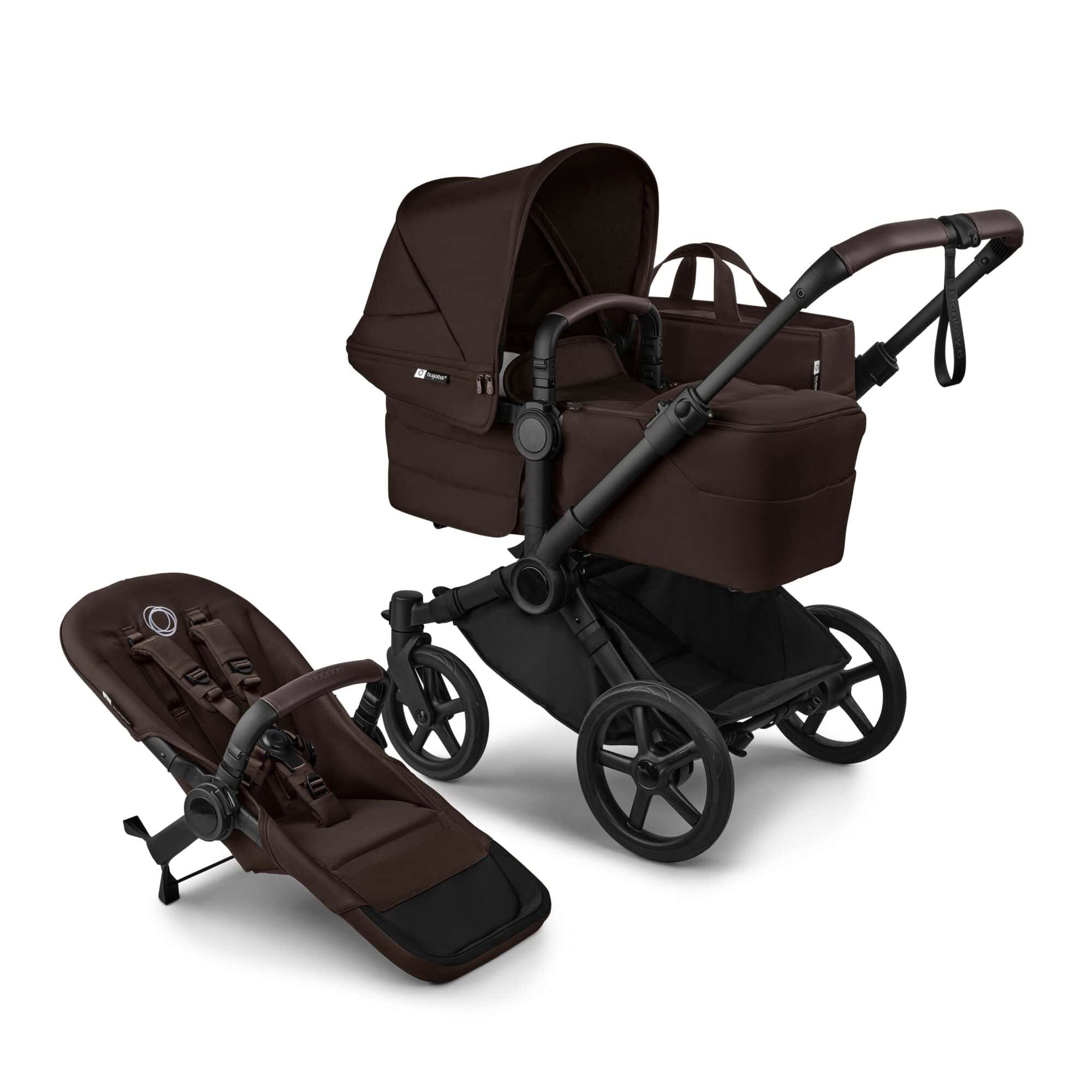 Kombi-Kinderwagen, bugaboo, Braun – Produktansicht