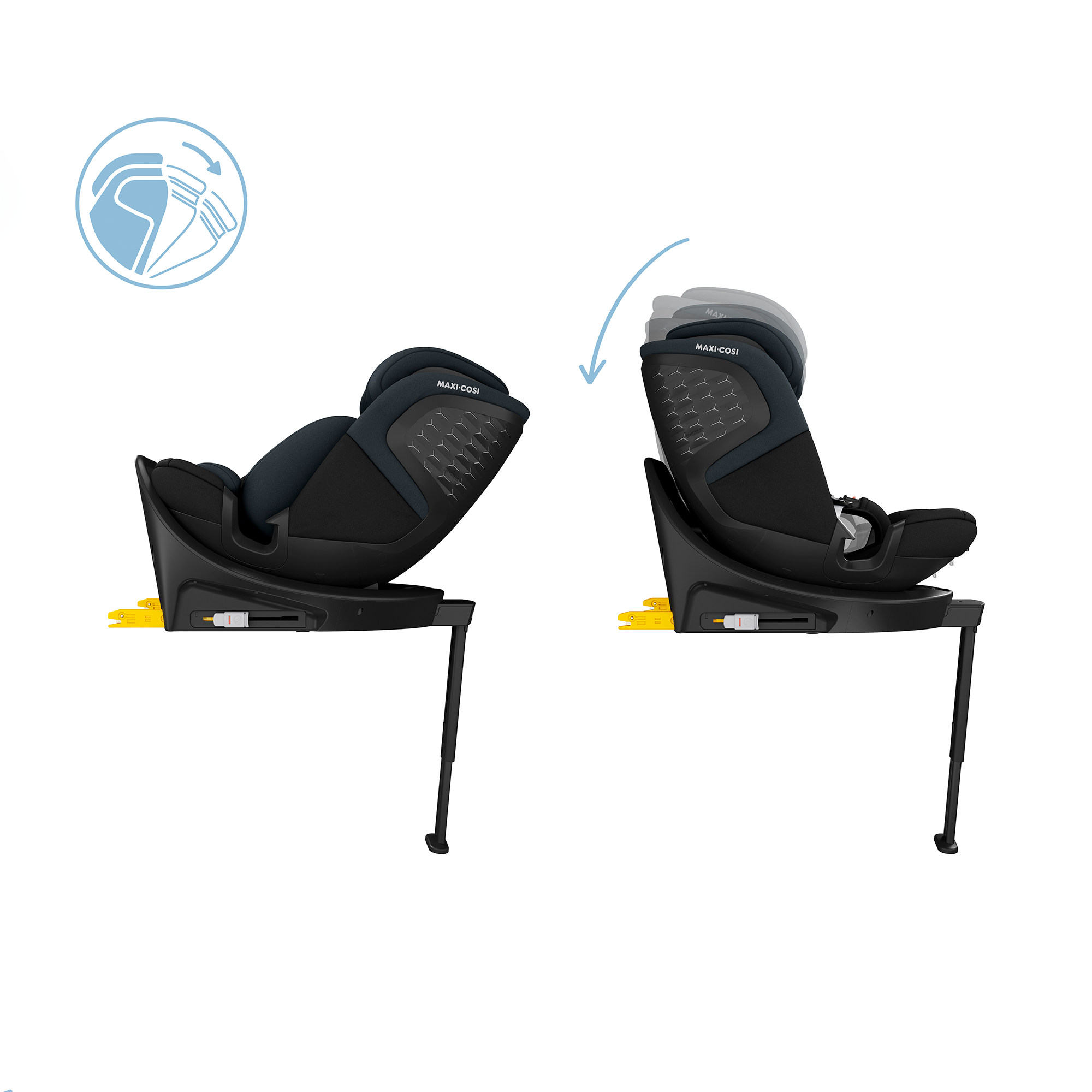 Kindersitze 9-36 kg, Gruppe 1/2/3, MAXI-COSI, Schwarz – Produktansicht