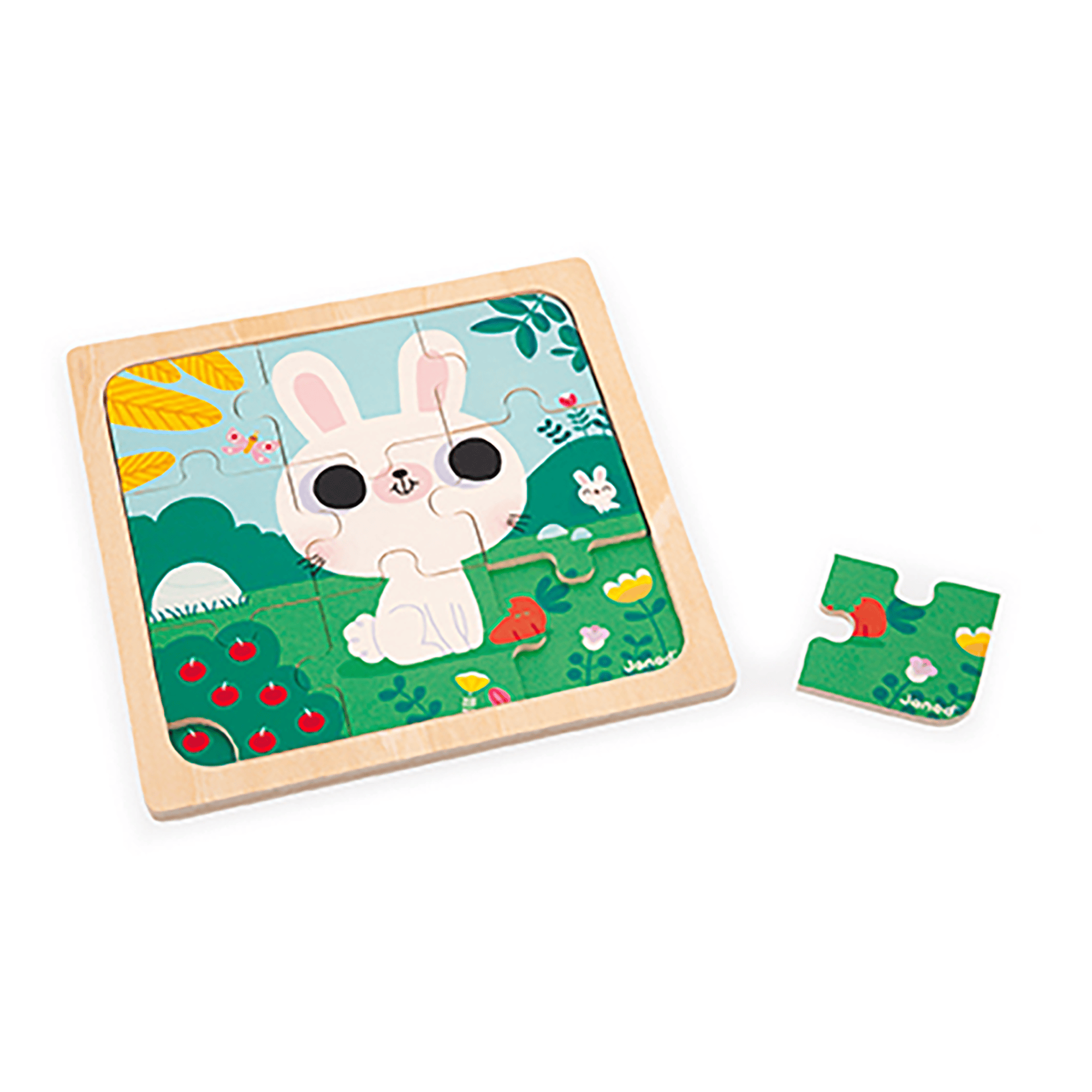 Holzpuzzle, Janod, Mehrfarbig – Produktansicht
