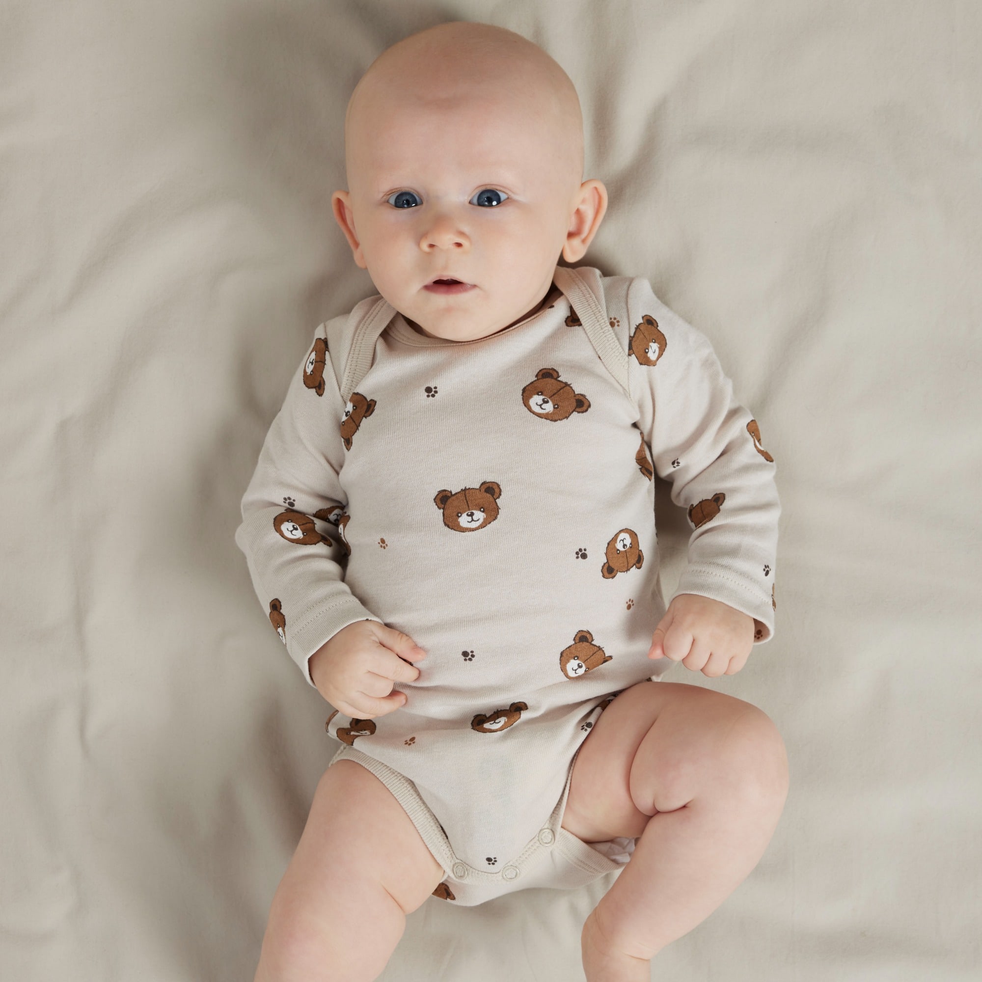 Langarmbodys, name it, Beige – Produktansicht