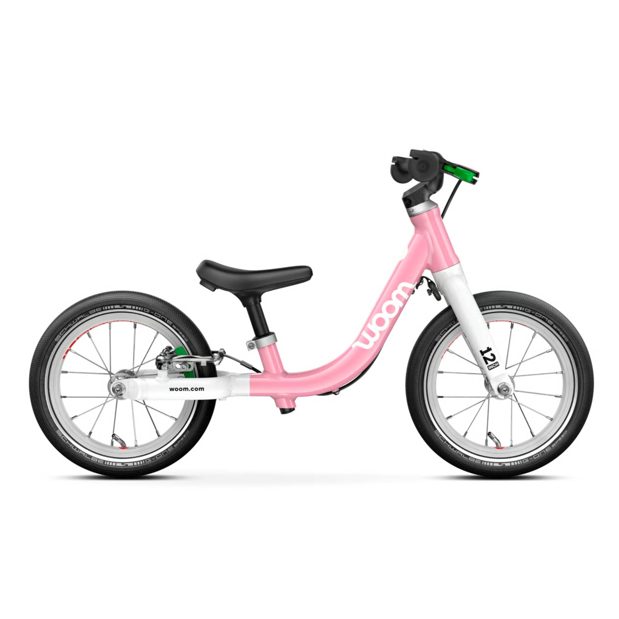 Laufräder, Woom, Pink – Besonderheit: superleichter Rahmen aus Aluminium