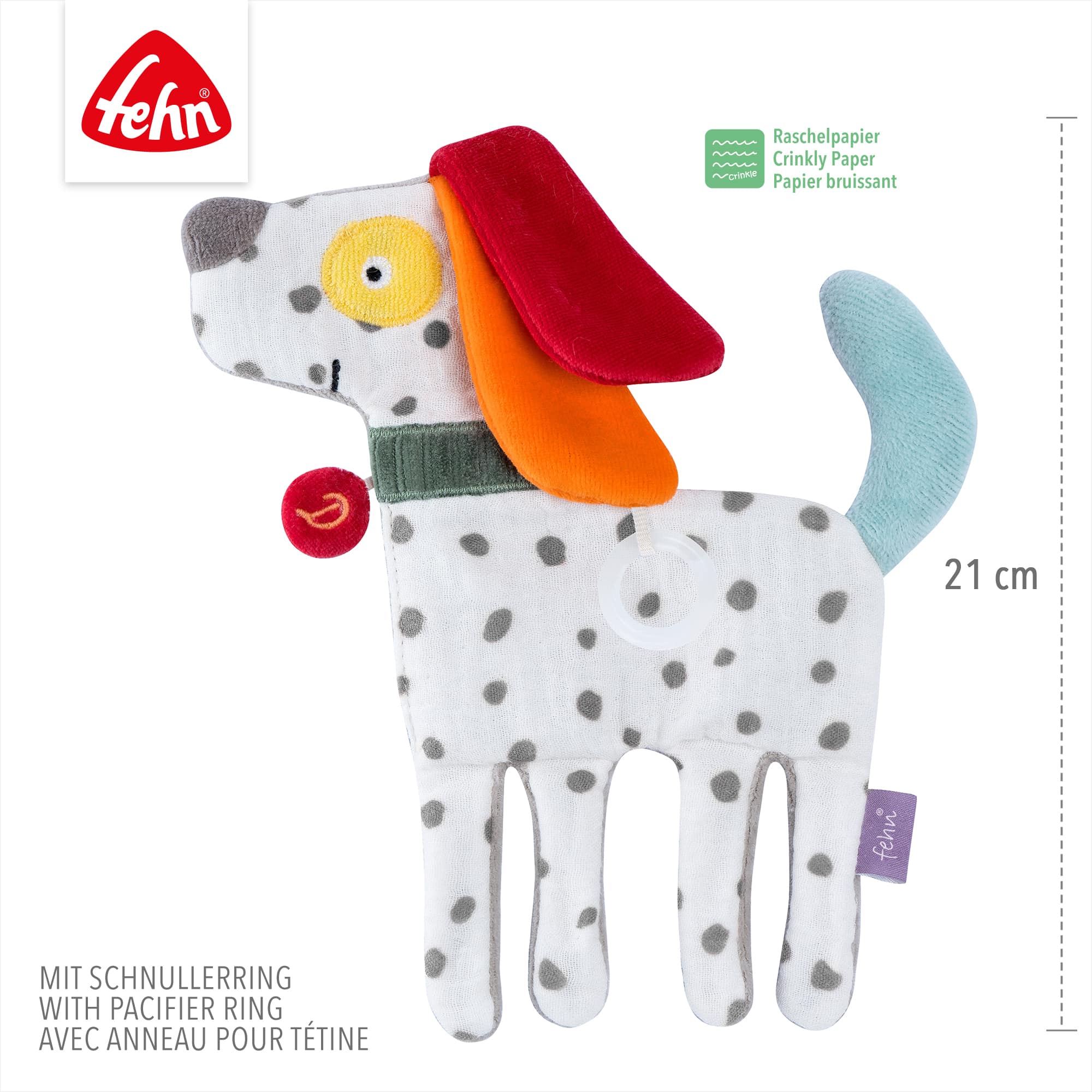 Knisterspielzeug & Knistertücher, fehn, Mehrfarbig – Produktansicht