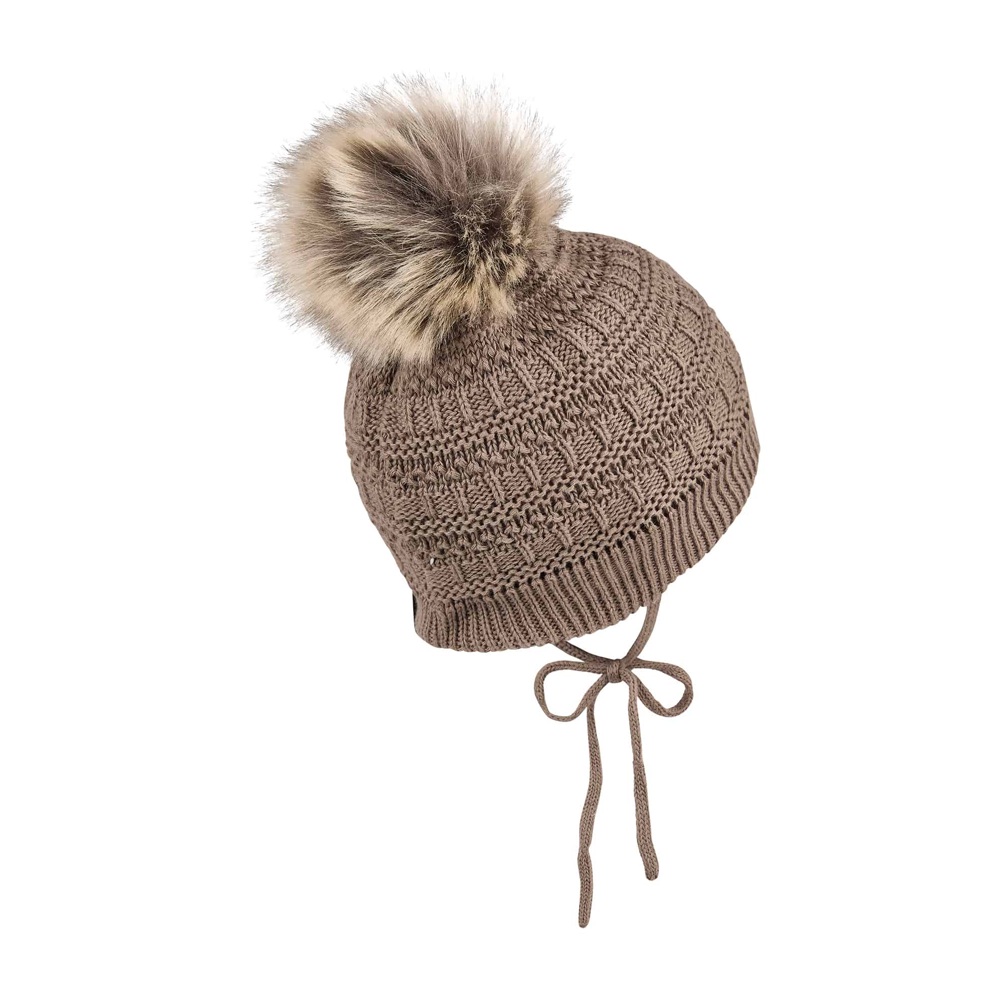 Wintermützen, Sterntaler, Braun – Besonderheit: hübsches Zopfmuster