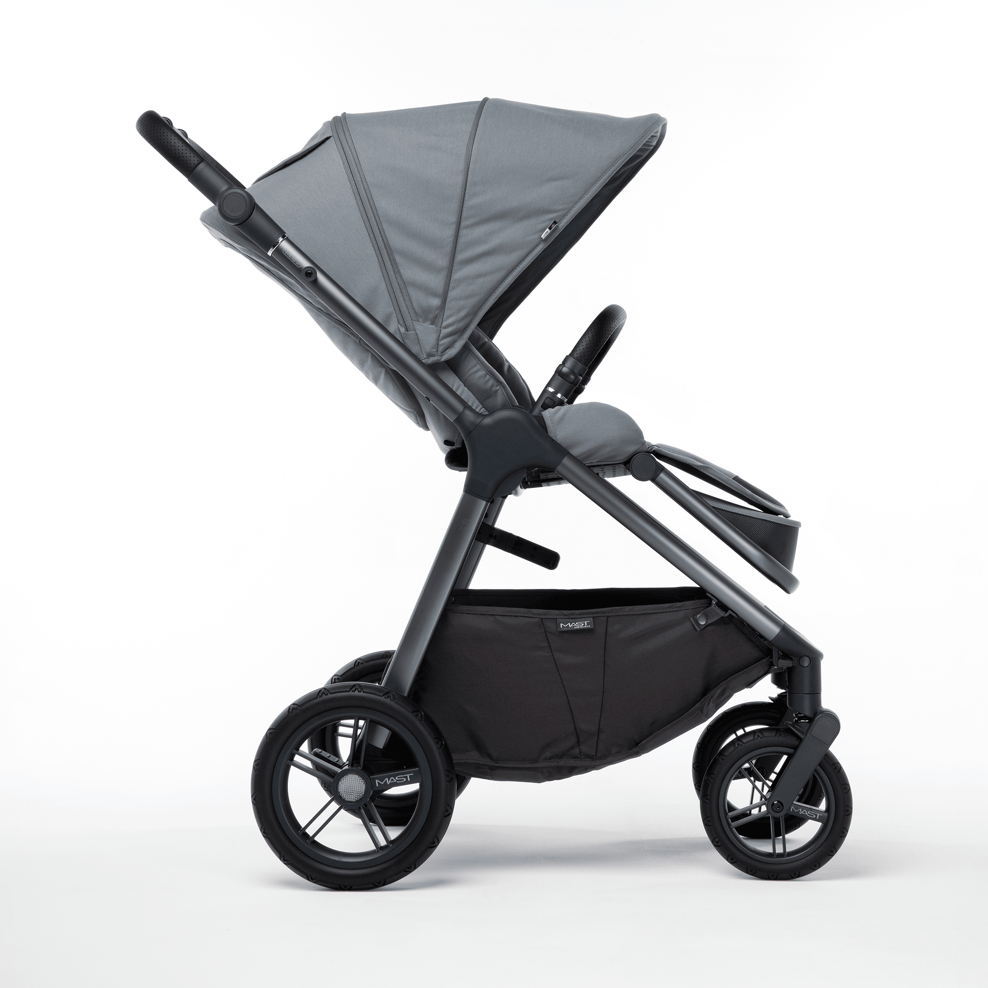 Kombi-Kinderwagen, MAST, Grau – Produktansicht