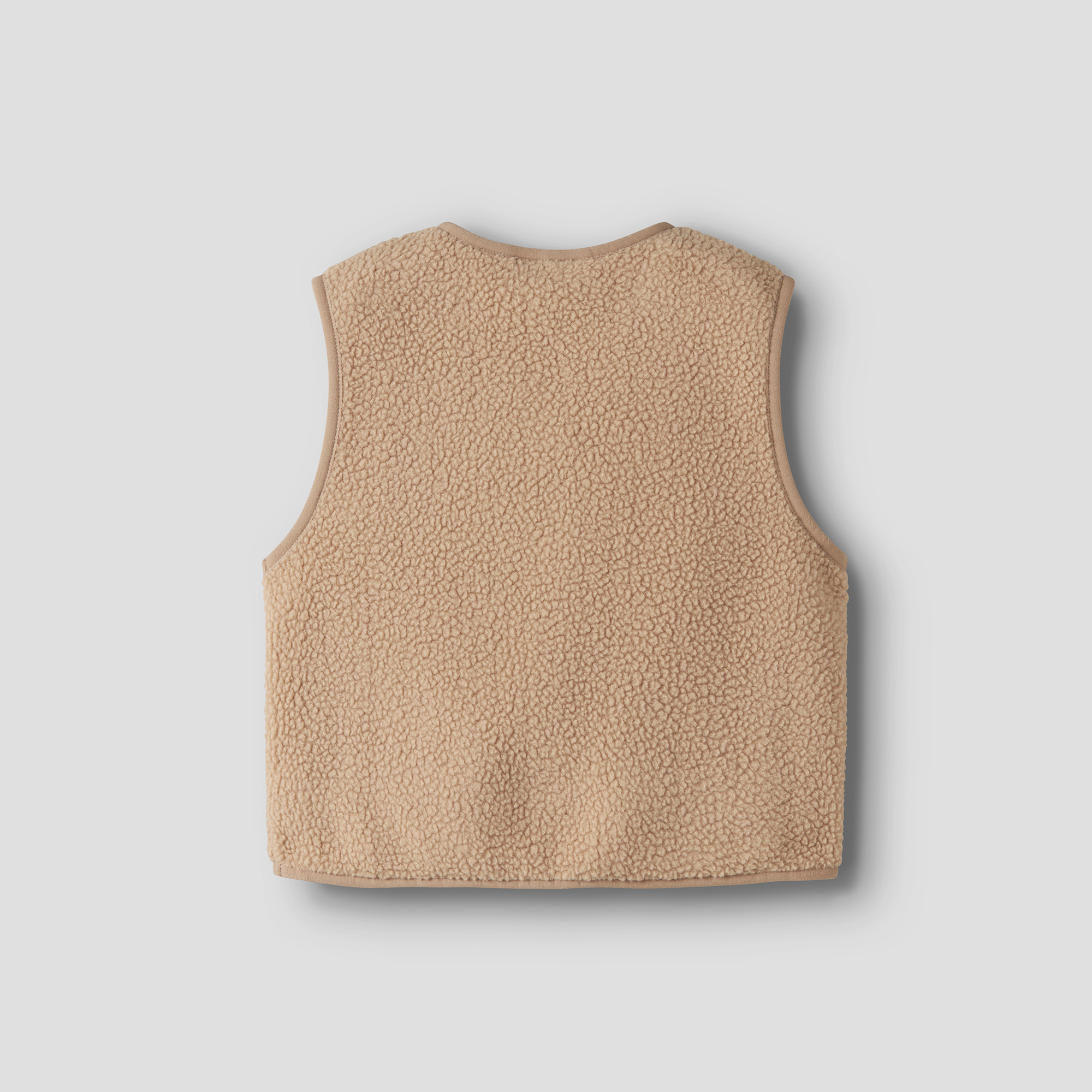Westen, name it, Beige – Besonderheit: durchgehende Knopfleiste