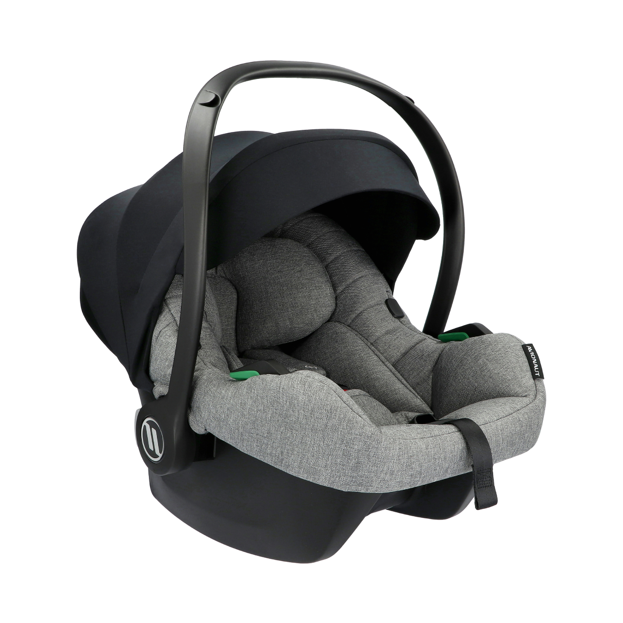 Babyschalen 0-13 kg, Gruppe 0+, AVIONAUT, Grau – Produktansicht