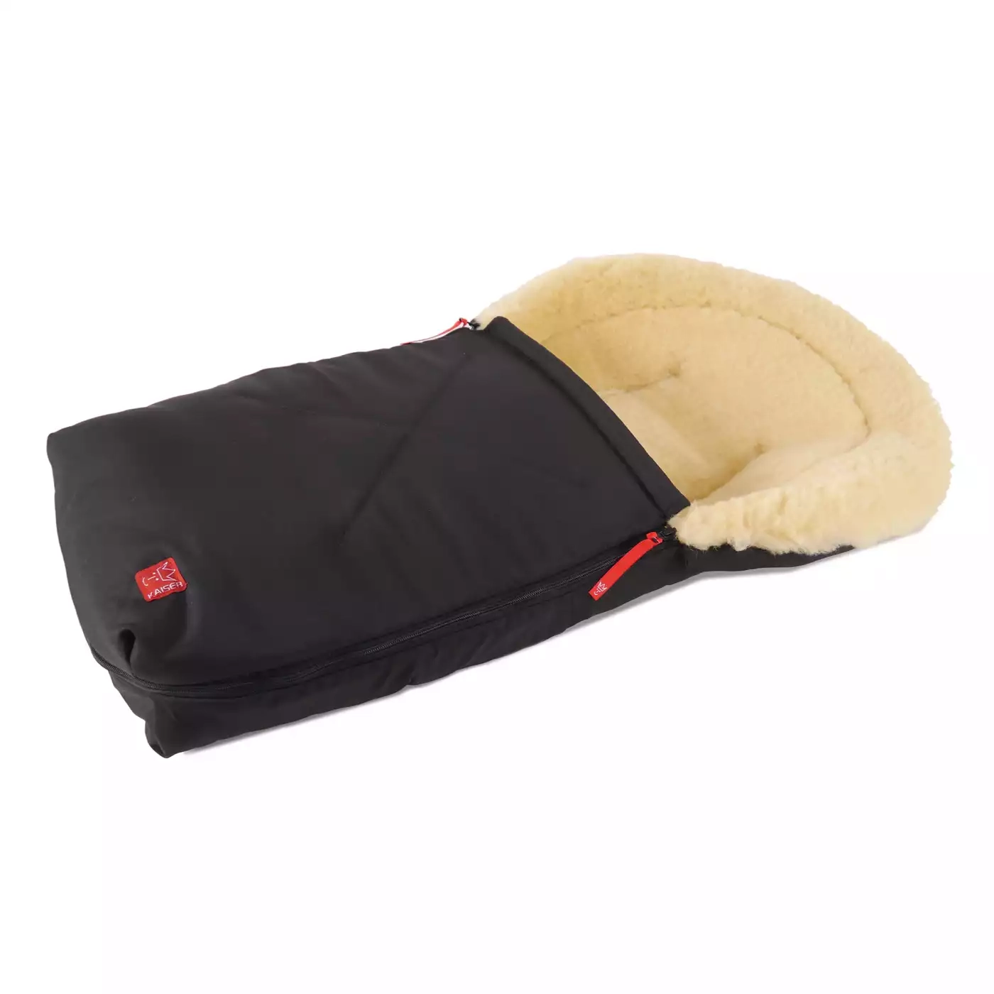 Fußsäcke, KAISER, Schwarz – Produktansicht