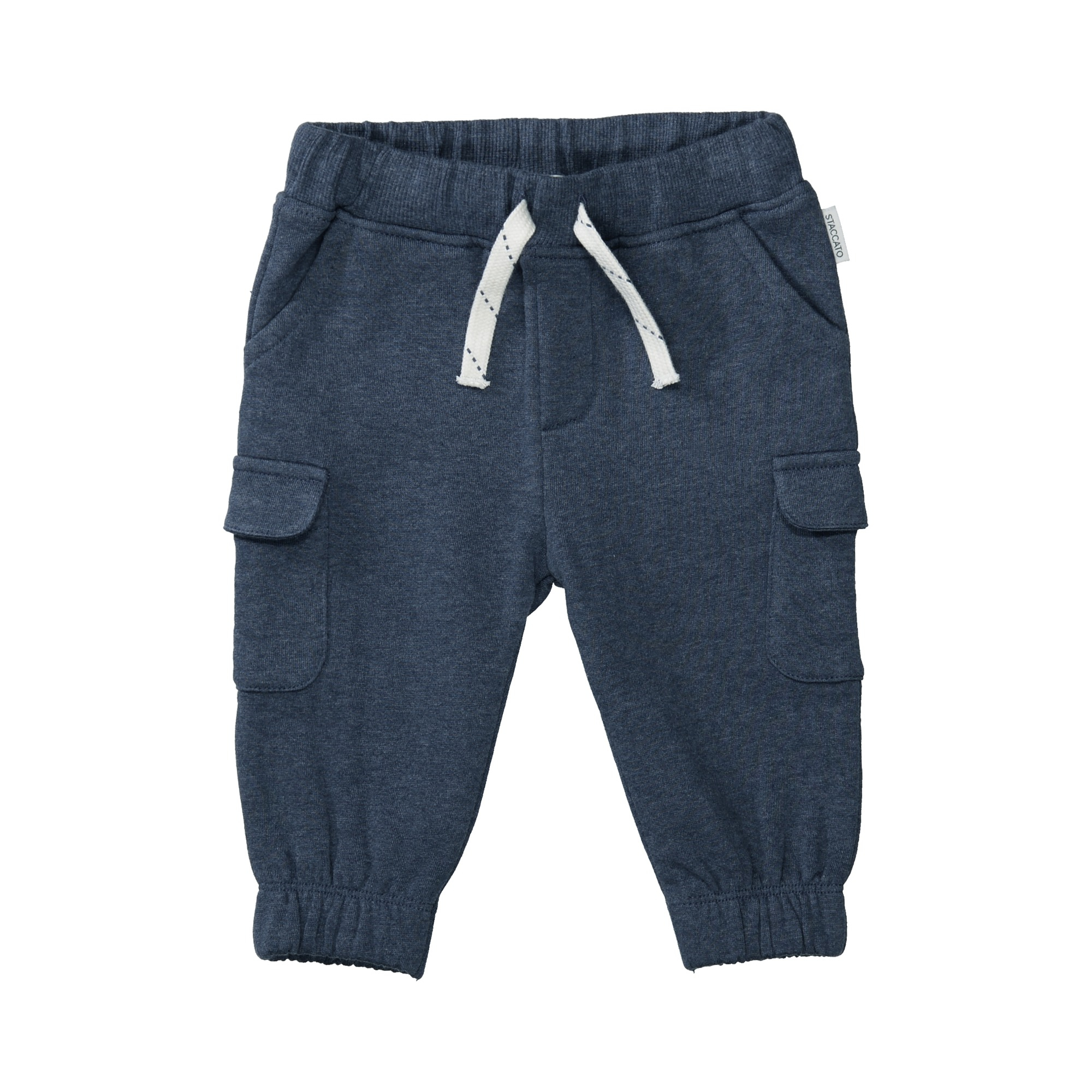Jogginghosen, STACCATO, Blau – Besonderheit: aus 100% Baumwolle
