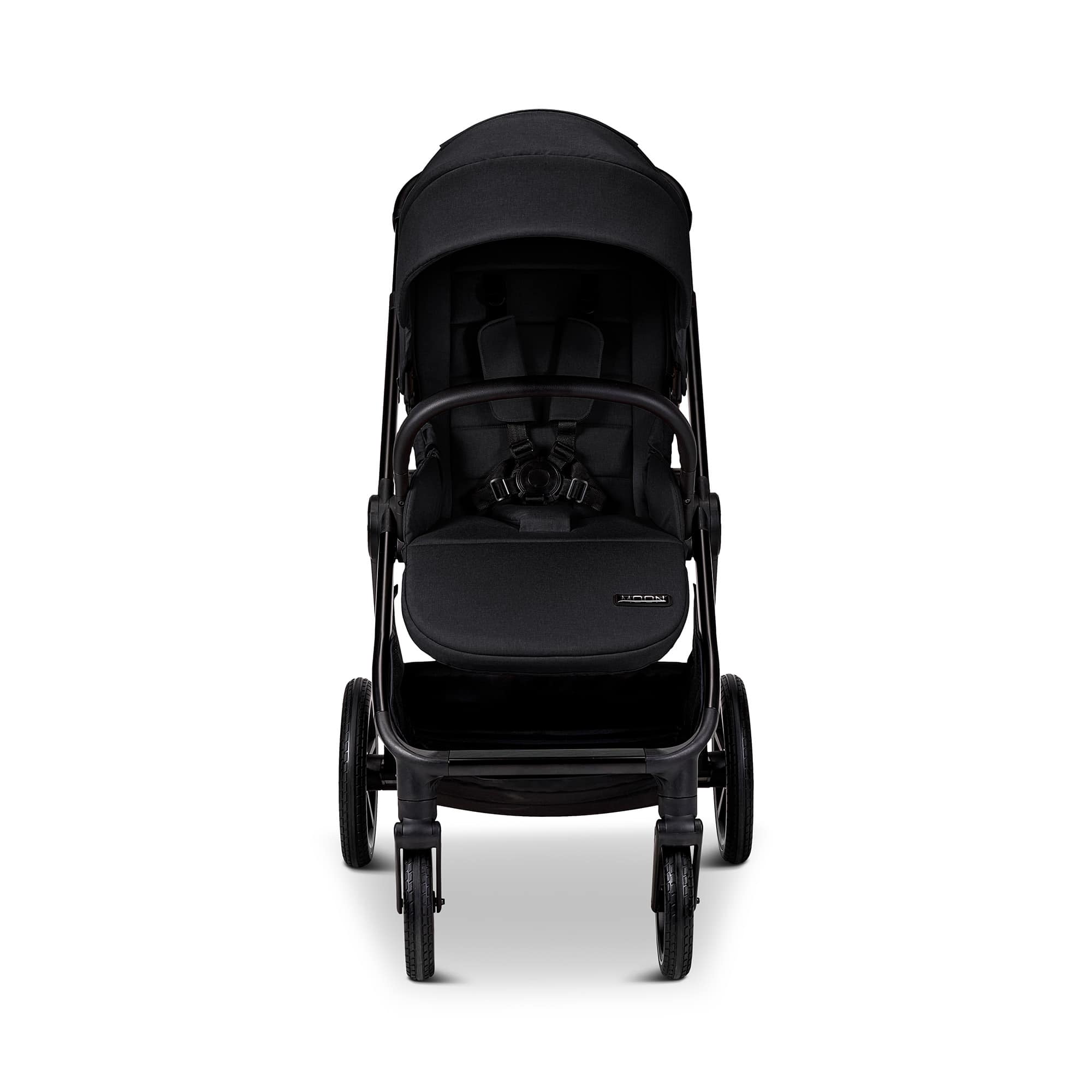Kombi-Kinderwagen, MOON, Schwarz – Produktansicht