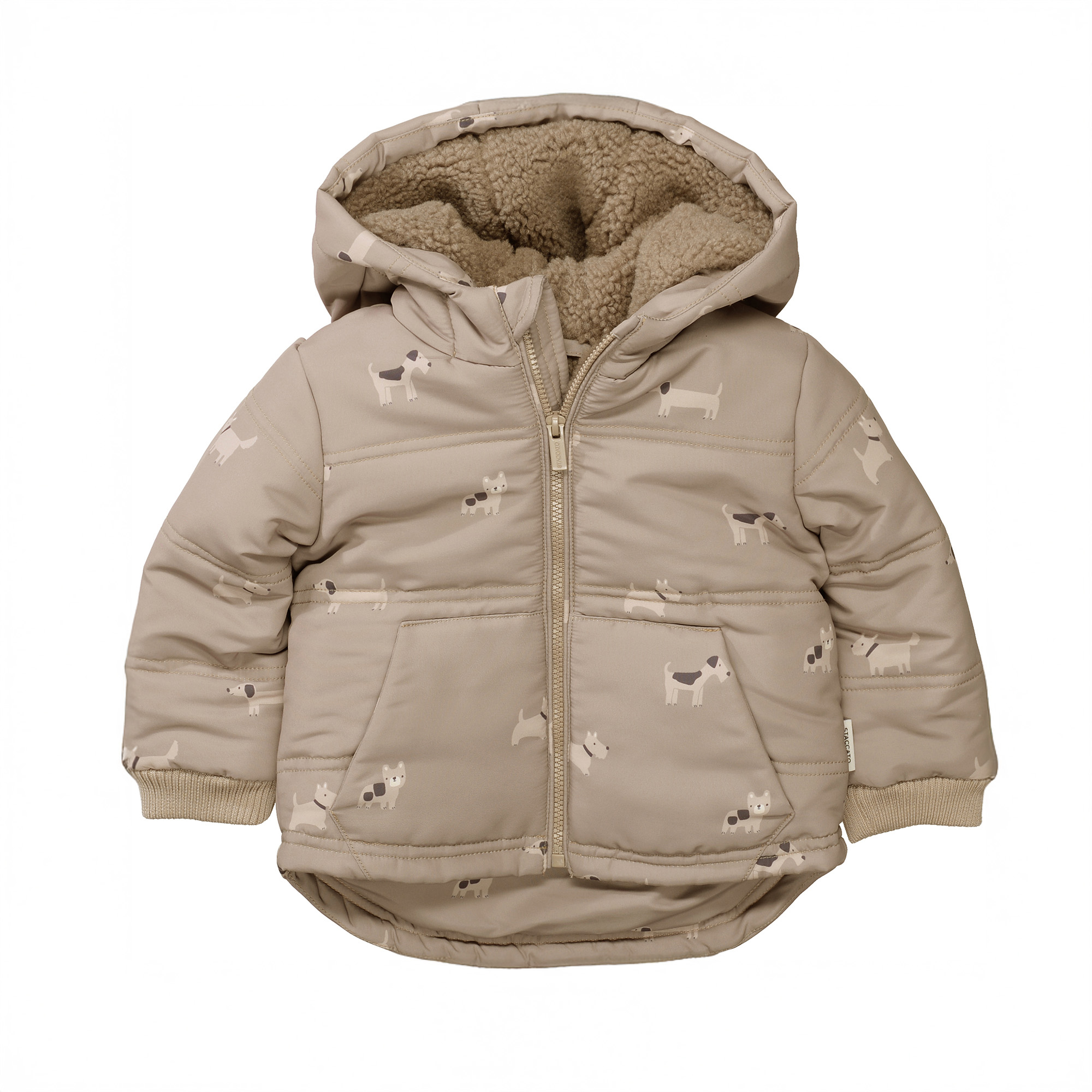 Winterjacken, STACCATO, Grau – Besonderheit: gefüttert mit Teddyfleece