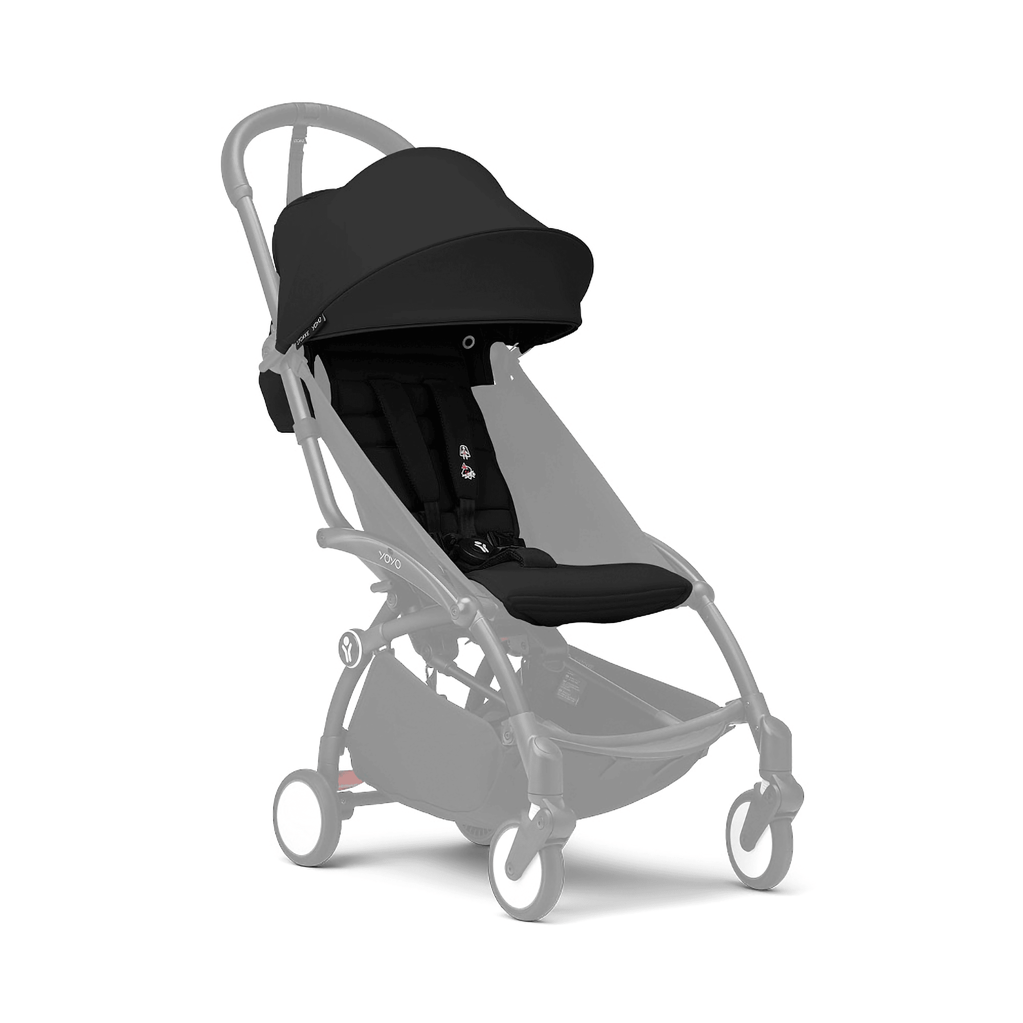 Sportsitze, STOKKE, Schwarz – Besonderheit: kompatibel mit dem YOYO³ Gestell
