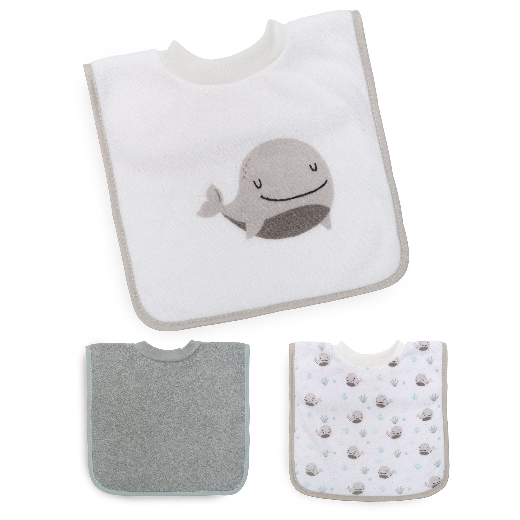 Lätzchen, LITTLE ONE, Grau – Besonderheit: weicher Baumwoll-Mix