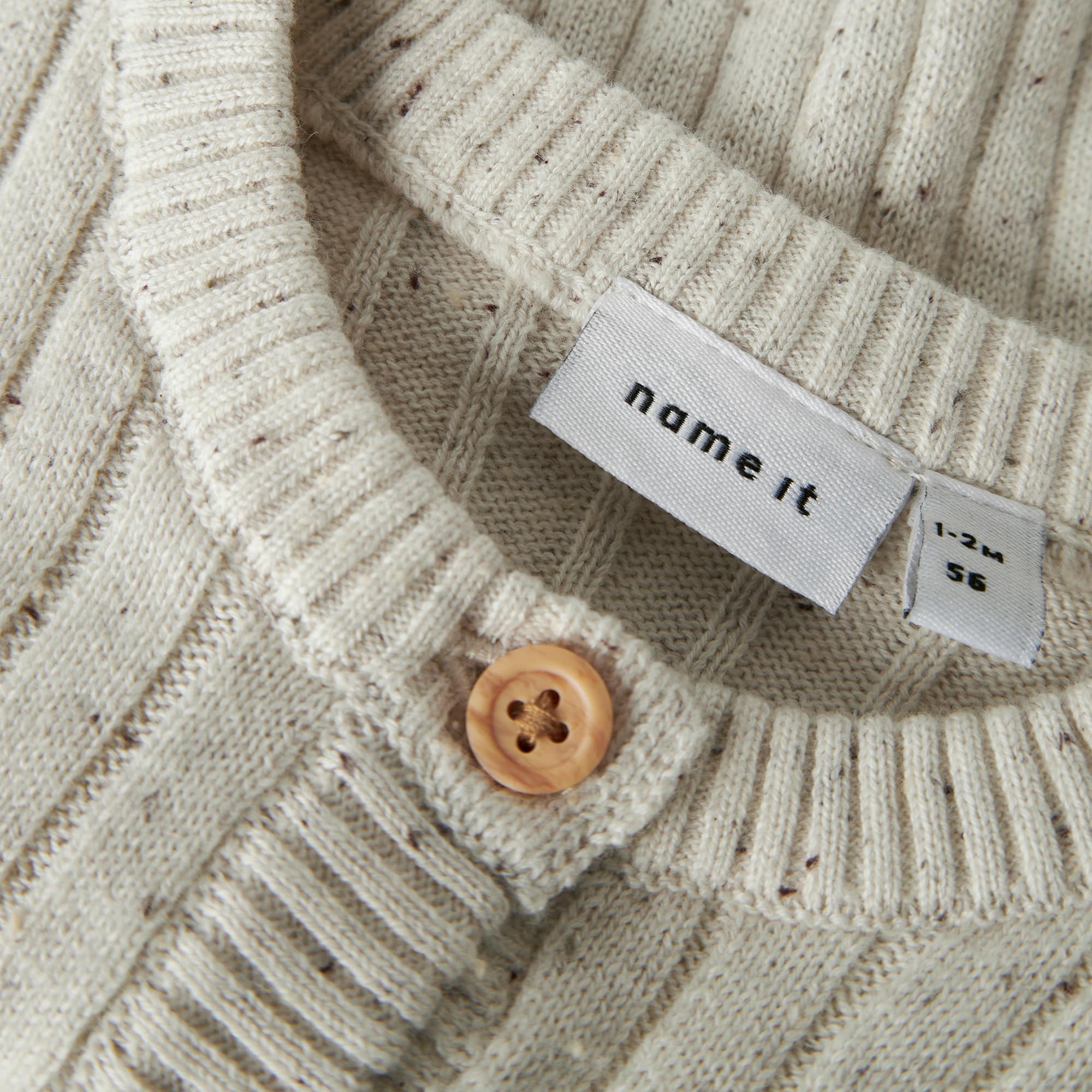 Sweat-, Fleece- & Strickjacken, name it, Beige – Produktansicht