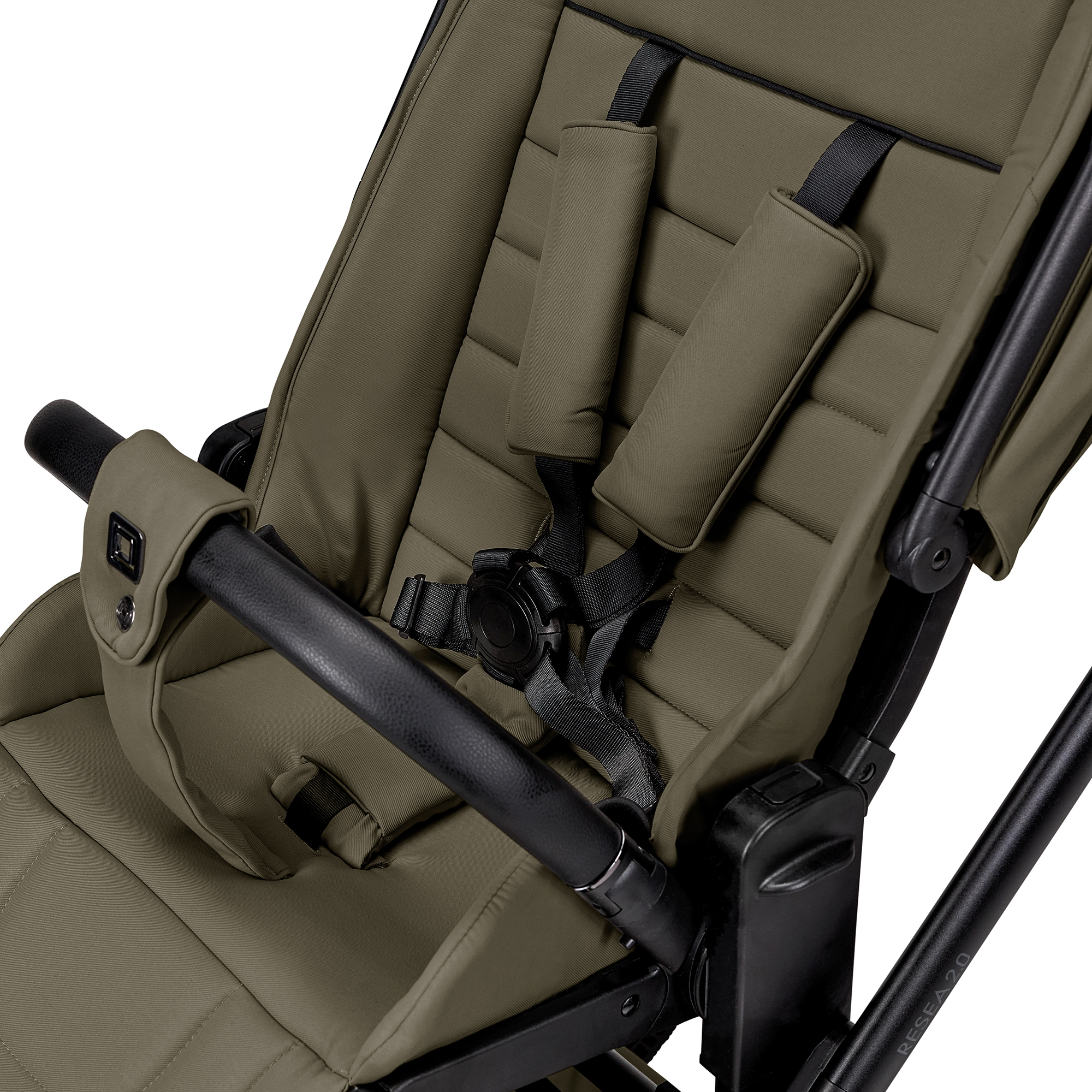 Kombi-Kinderwagen, MOON, Grün – Produktansicht