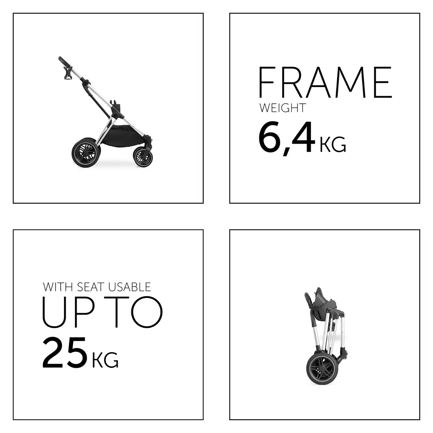 Kinderwagen Offroad & Gelände, hauck – Produktansicht