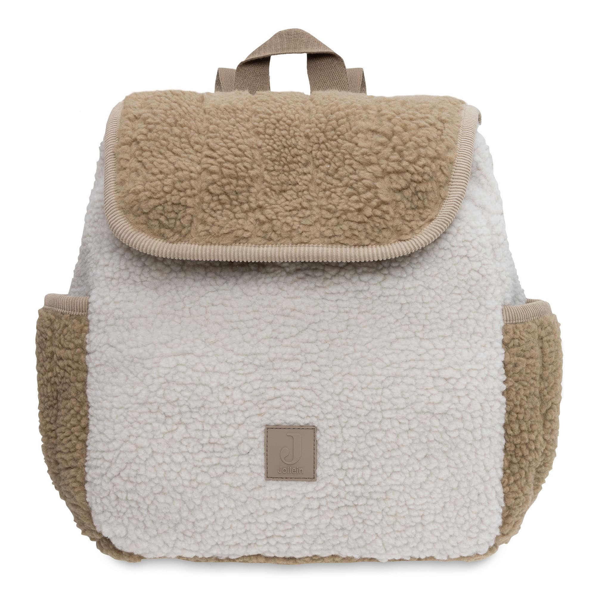 Kinderrucksäcke, jollein, Beige – Besonderheit: verstellbare Schulterträger