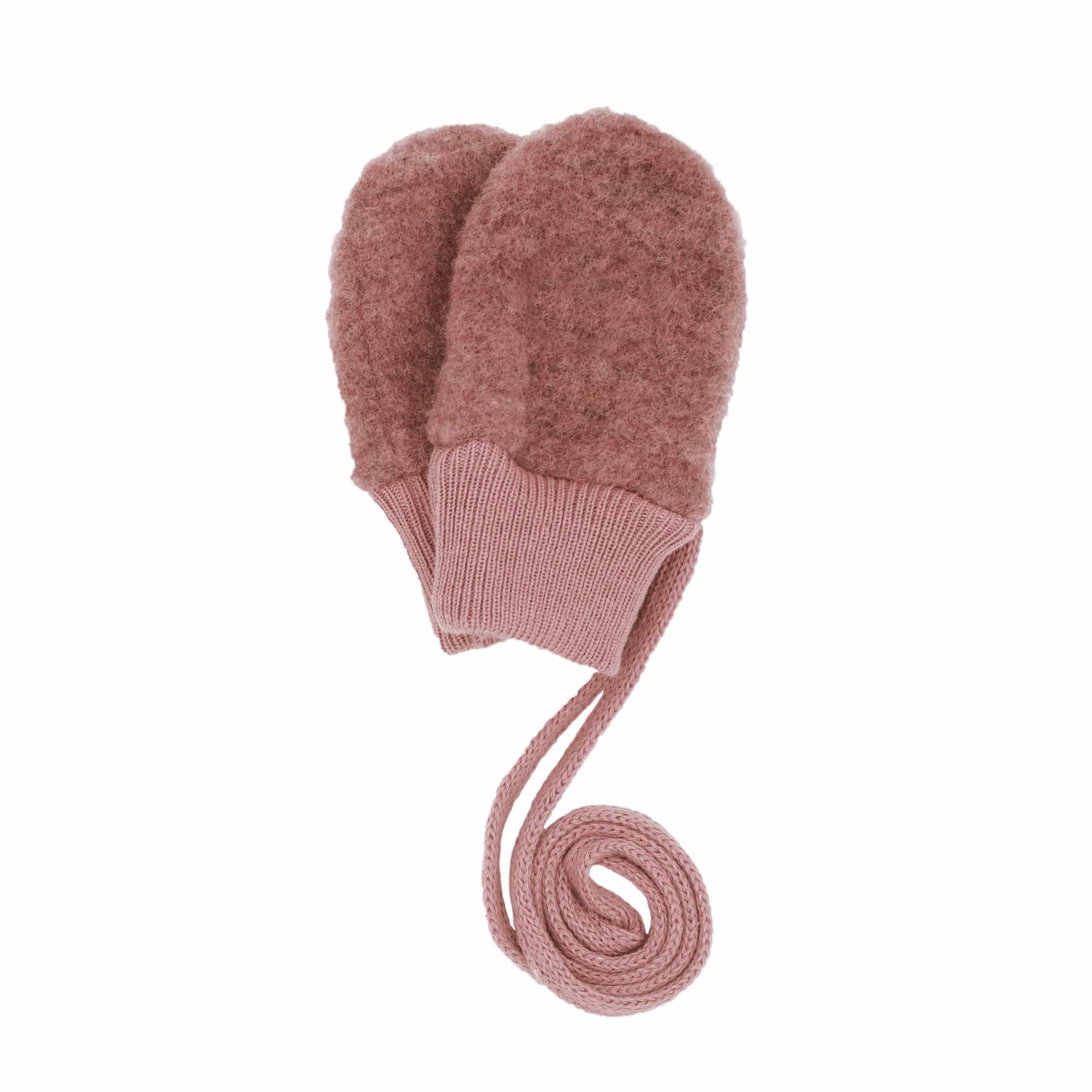 Fäustlinge, MaxiMo, Pink – Besonderheit: aus 100% Bio-Baumwolle und 100% Wolle 