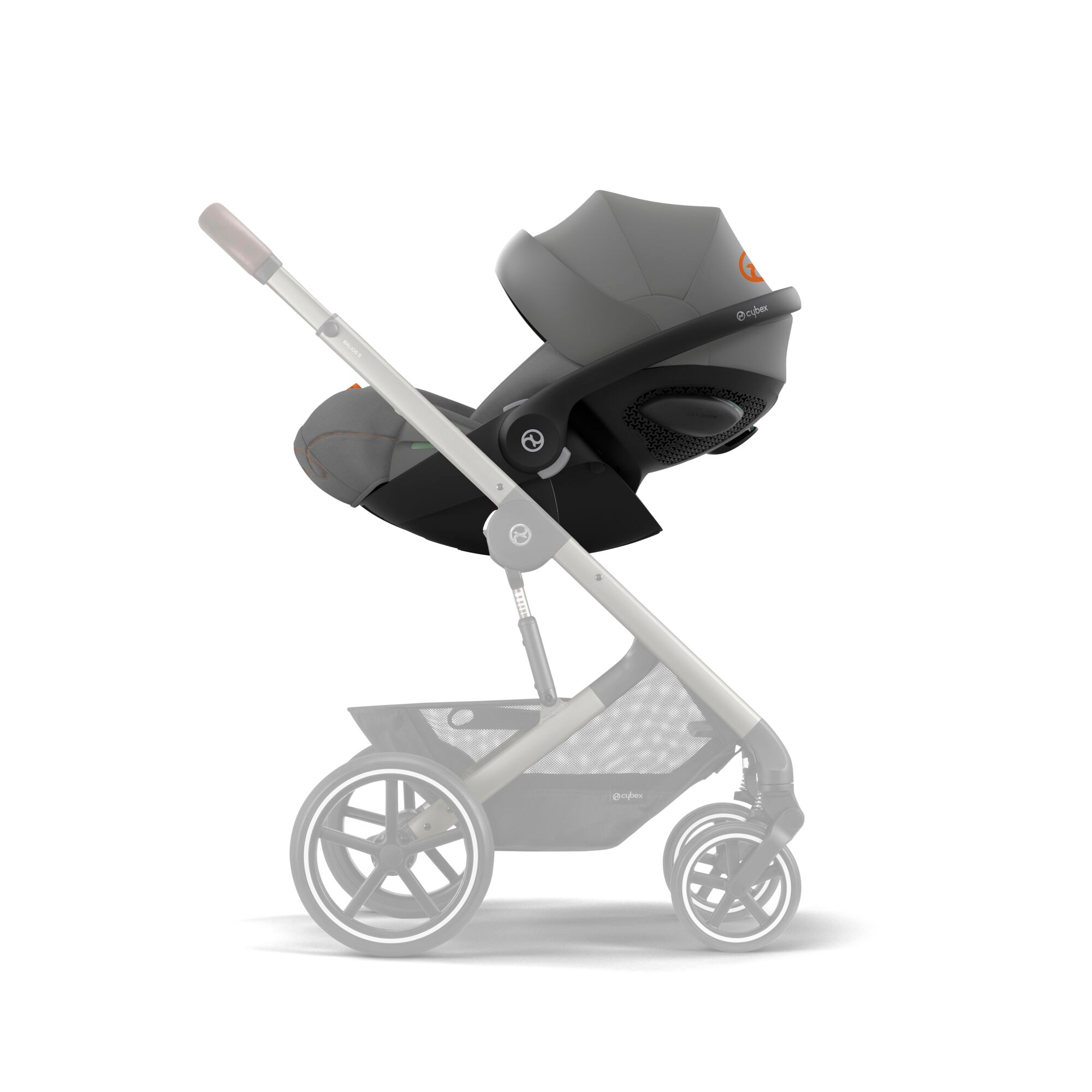 Babyschalen 0-13 kg, Gruppe 0+, cybex, Grau – Produktansicht