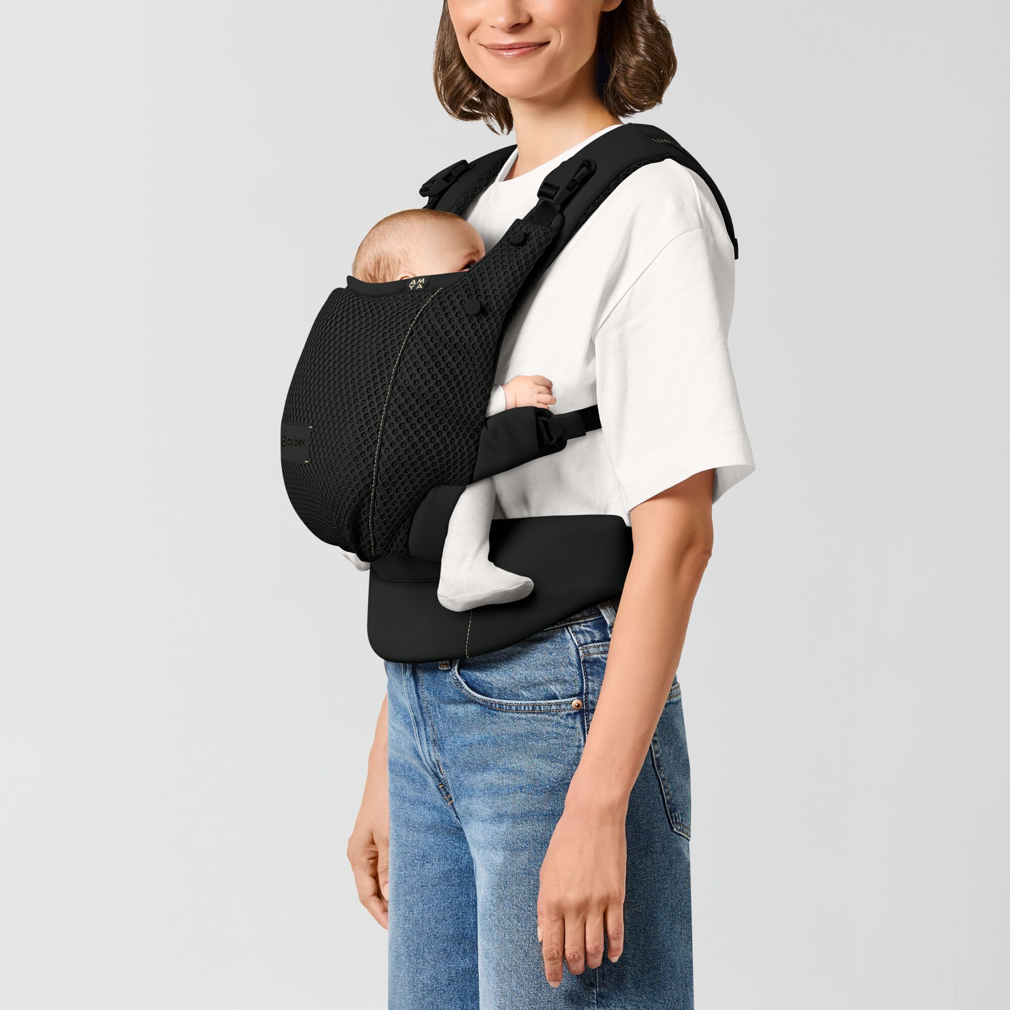 Babytragen Mesh, cybex, Schwarz – Produktansicht