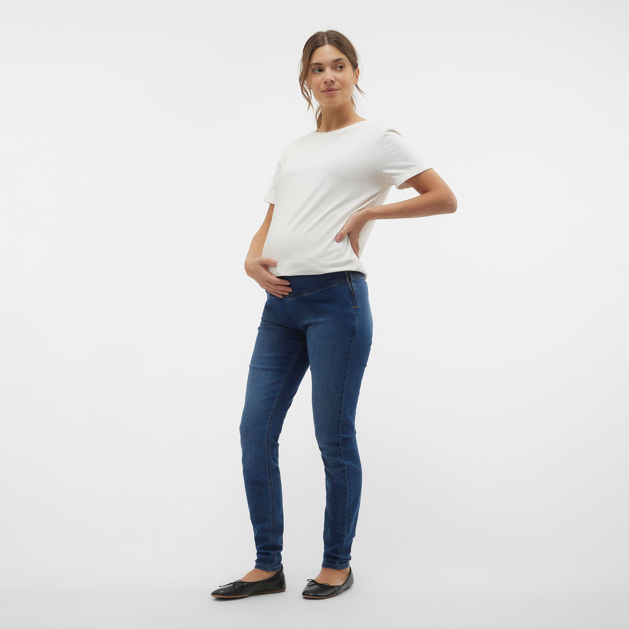 Umstandshosen, Mamalicious, Blau – Produktansicht