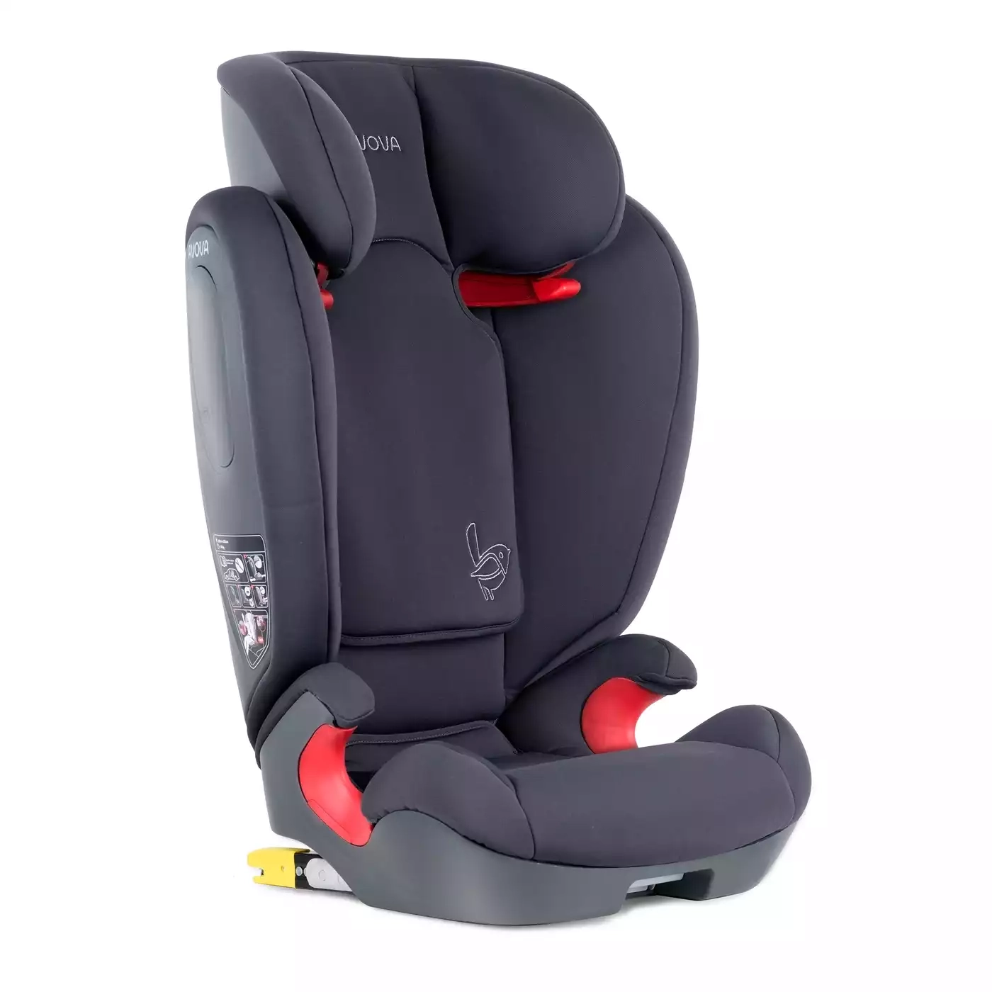 Kindersitze 15-36 kg, Gruppe 2/3, AVOVA, Grau – Produktansicht