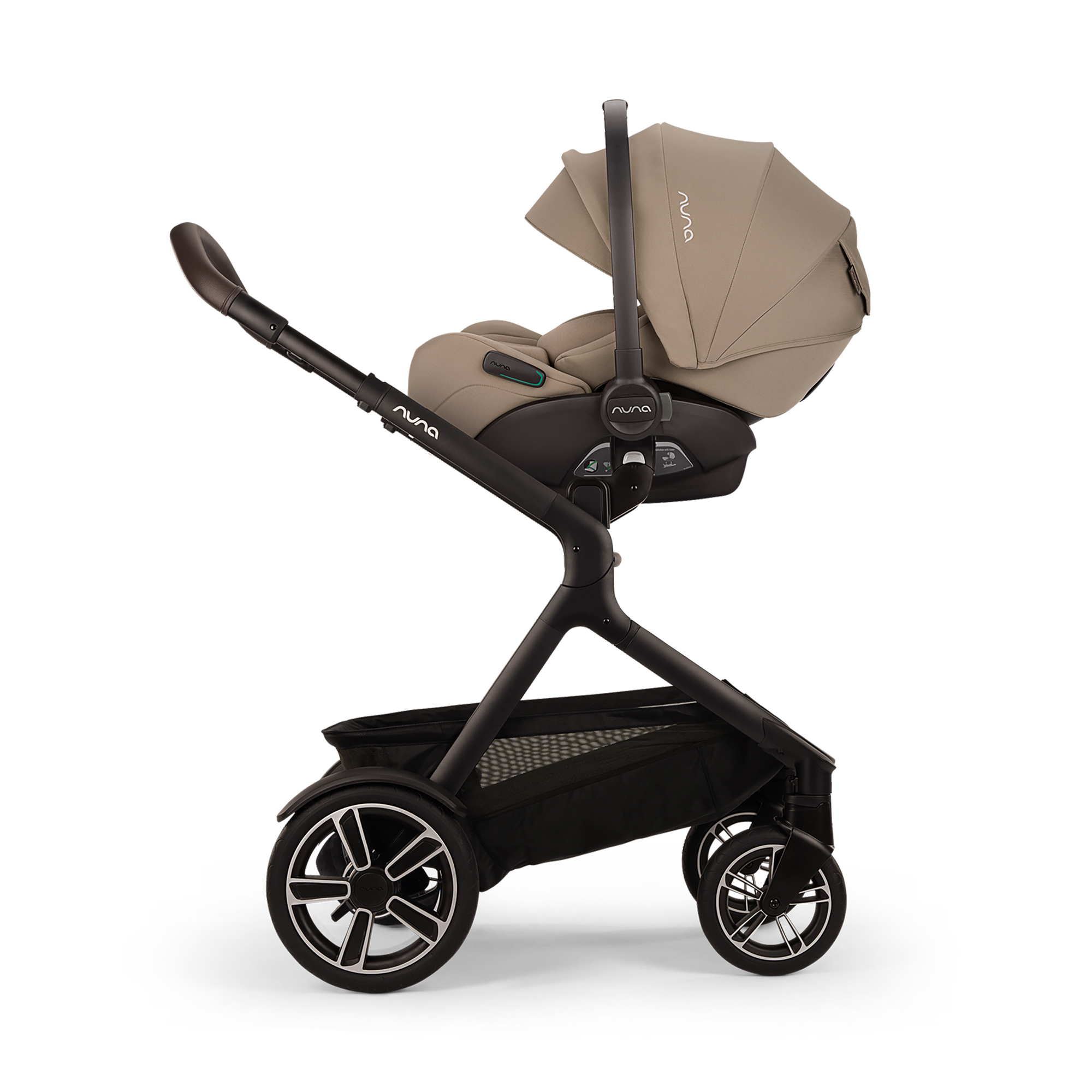 Babyschalen 0-13 kg, Gruppe 0+, nuna, Braun – Produktansicht