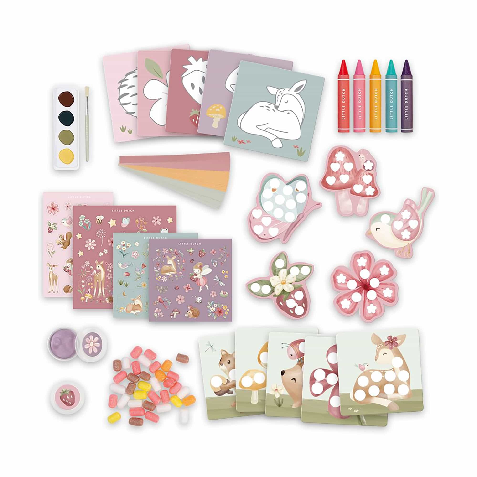 Malen & Kneten, LITTLE DUTCH, Pink – Produktansicht