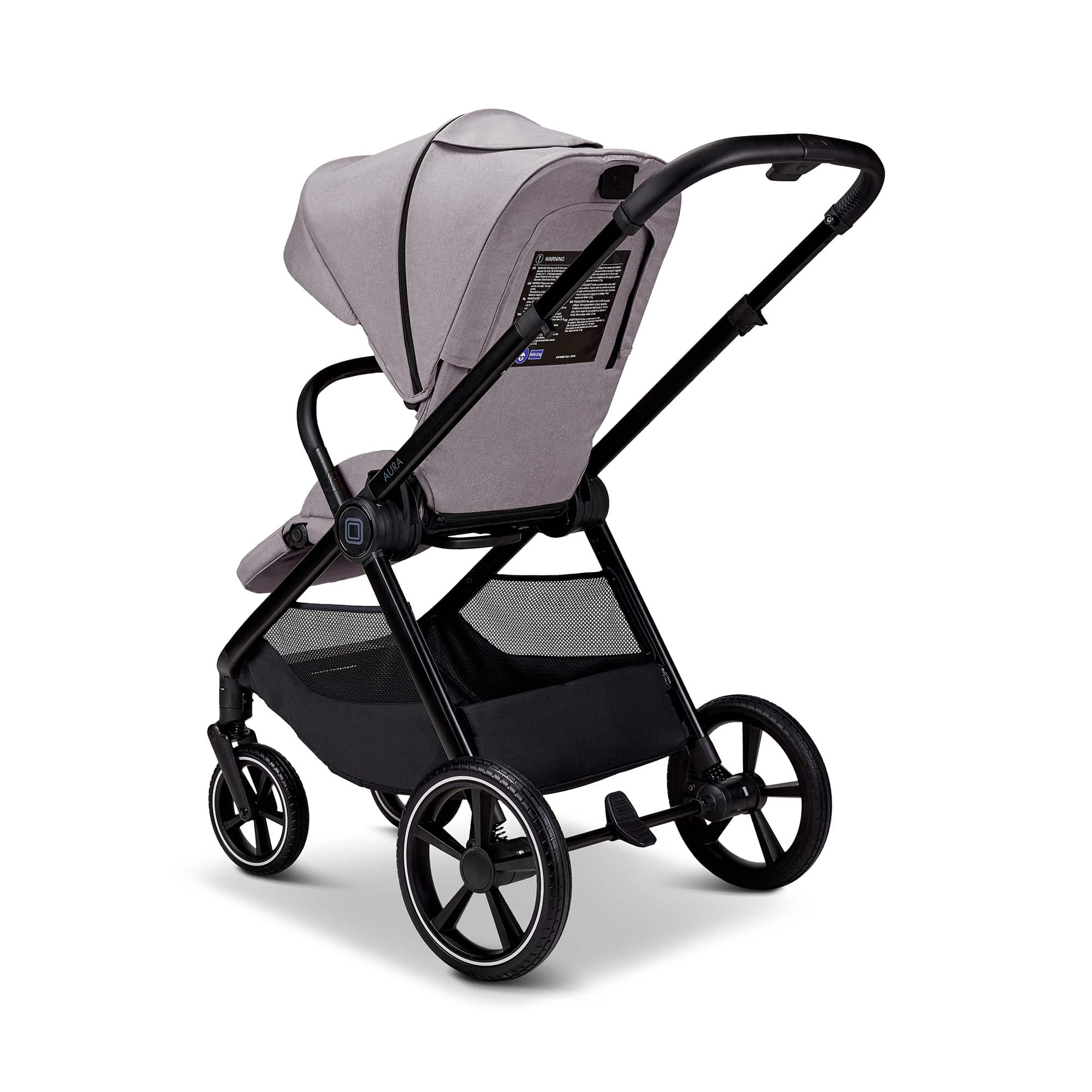 Kombi-Kinderwagen, MOON, Grau – Produktansicht