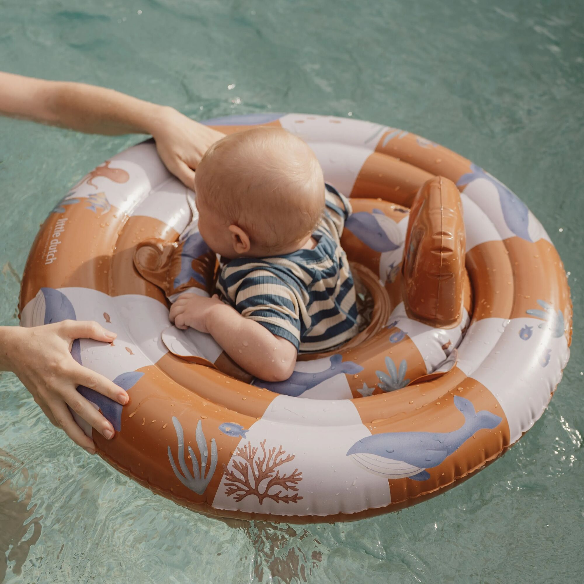 Wasserspielzeug, LITTLE DUTCH, Orange – Besonderheit: unterstützt die Sicherheit beim Baden und Schwimmen
