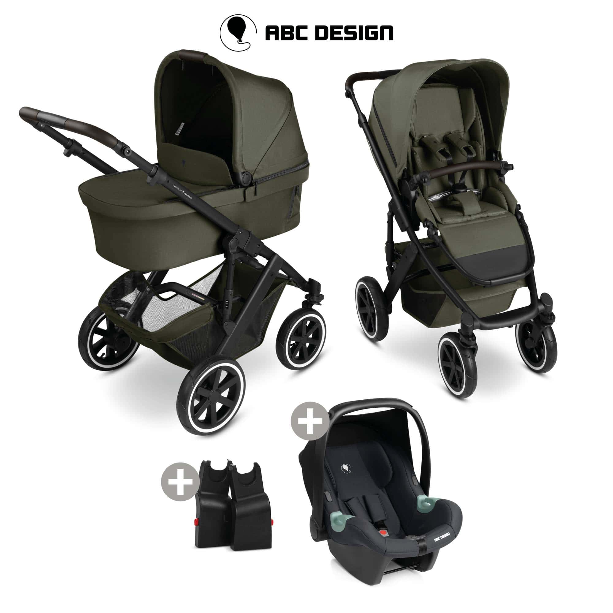 Kinderwagen Komplettsets, ABC DESIGN, Grün – Produktansicht
