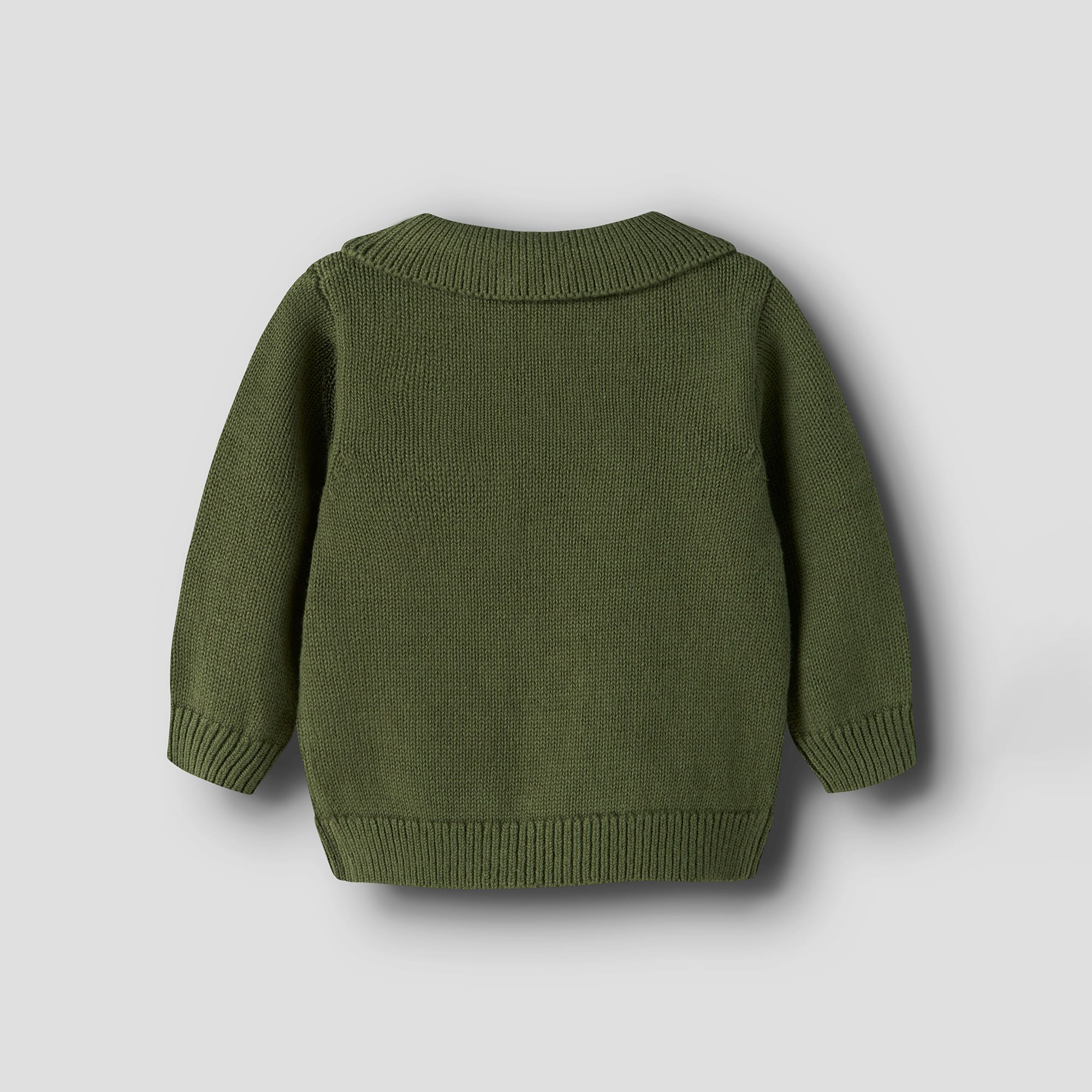Langarmshirts, Lil' Atelier, Grün – Besonderheit: Knopfleiste am Kragen