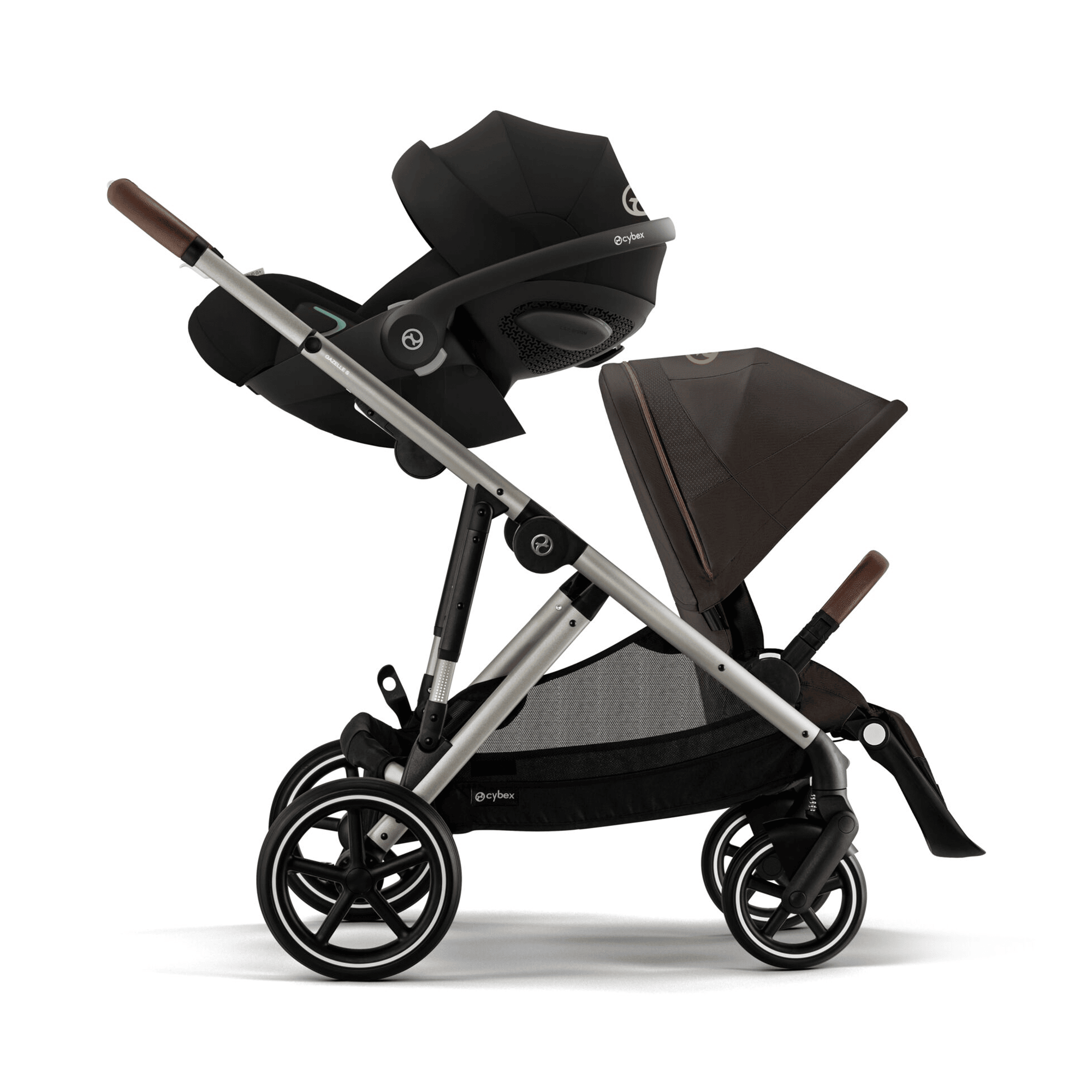 Kombi-Kinderwagen, cybex, Braun – Produktansicht