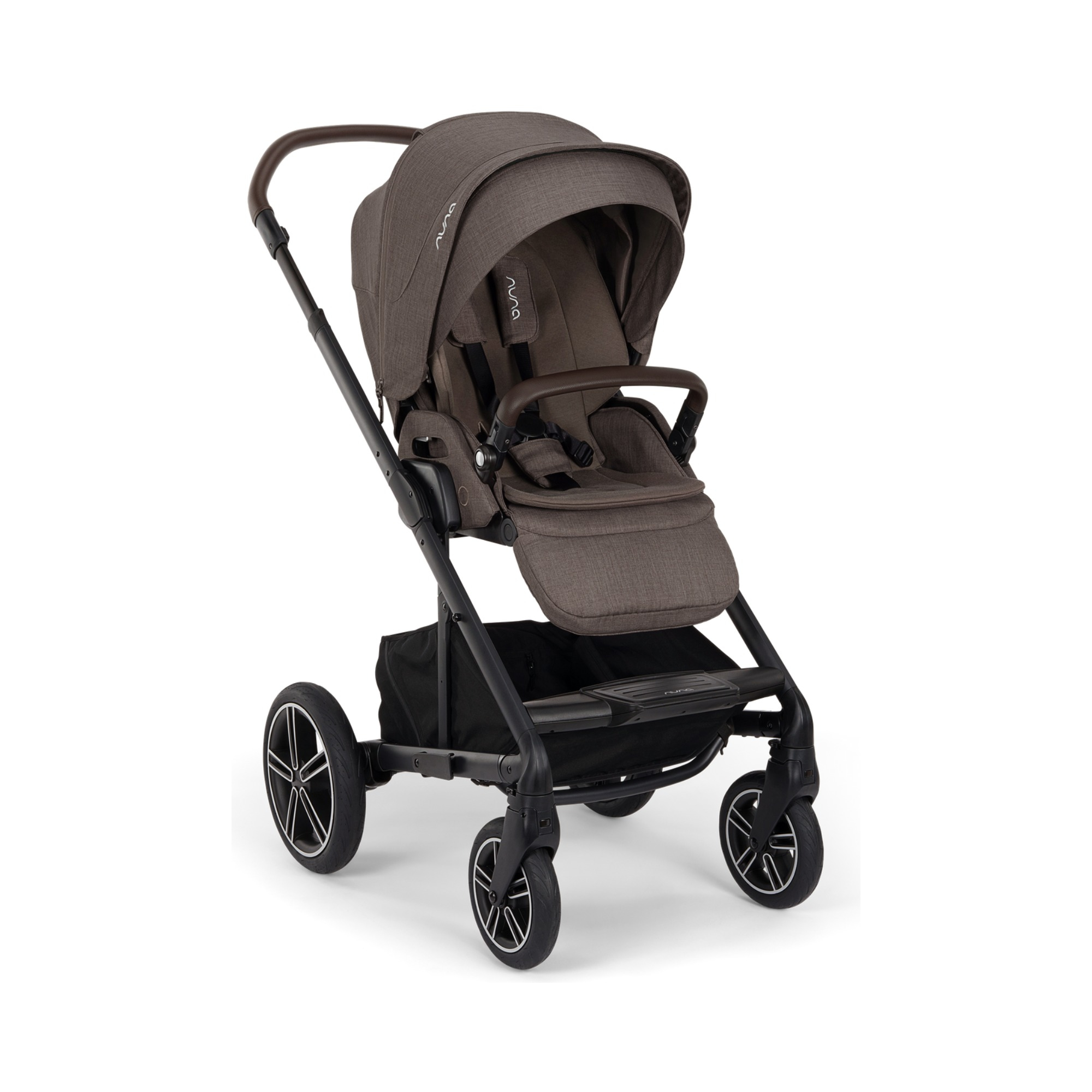 Kombi-Kinderwagen, nuna, Braun – Produktansicht