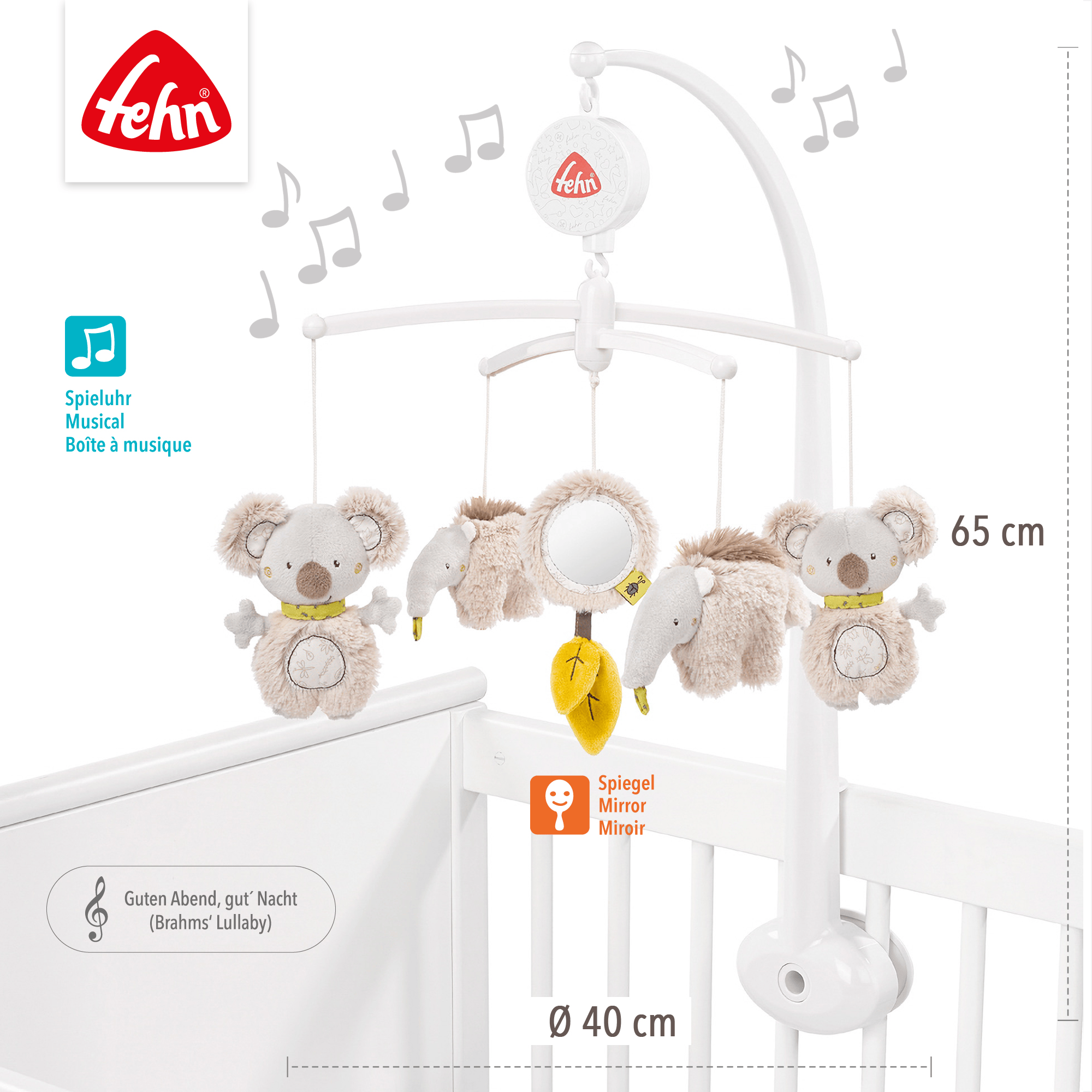 Mobilés, fehn, Weiß – Produktansicht