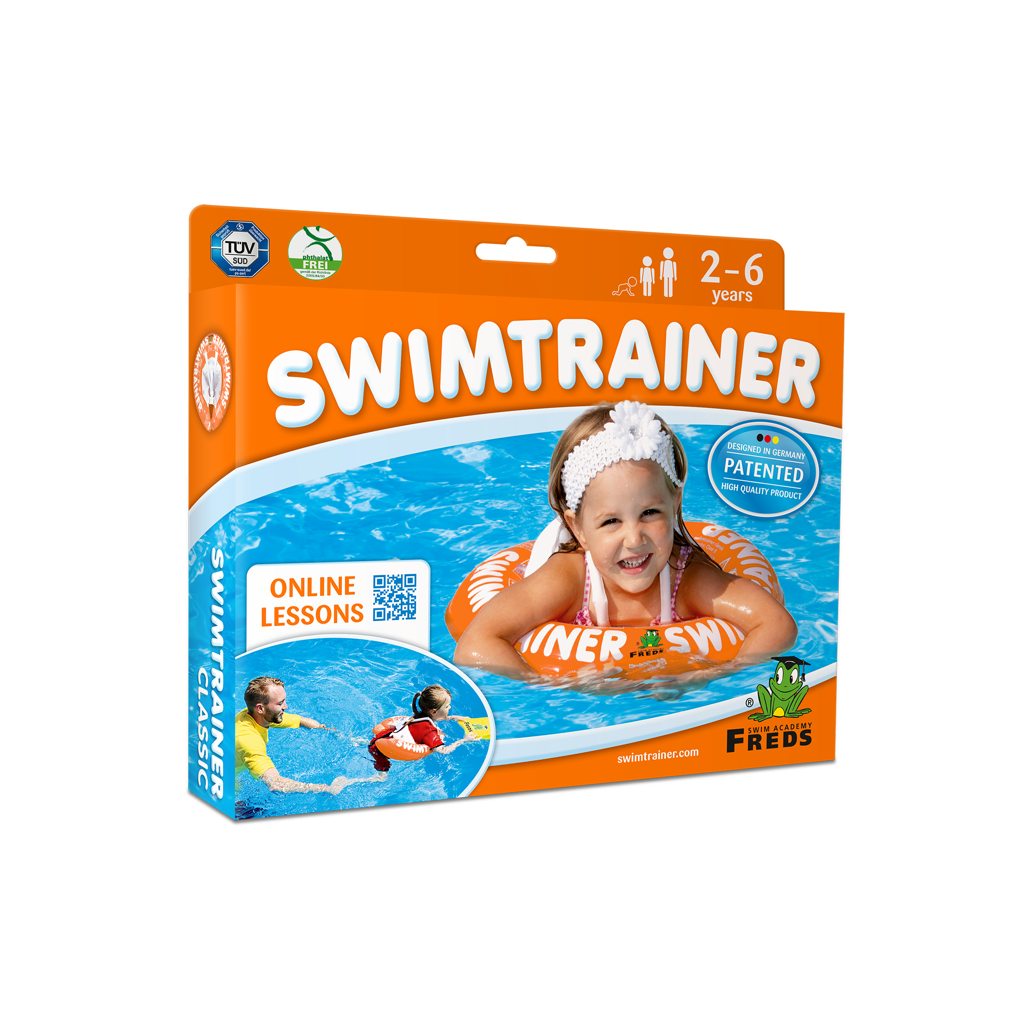 Schwimmflügel & Schwimmhilfen, Spielzeugring, Orange – Produktansicht