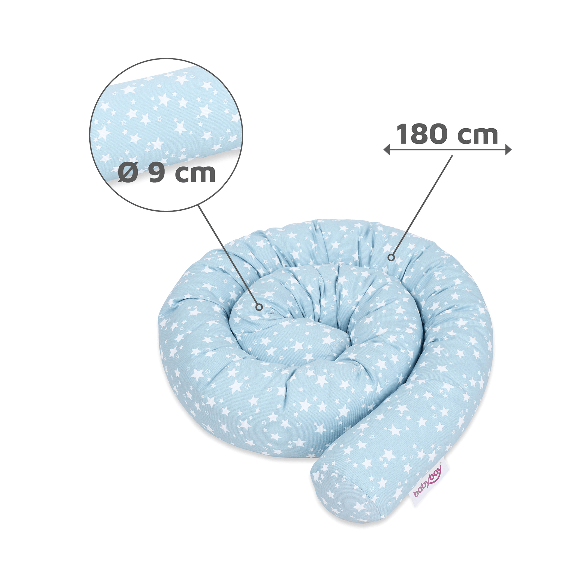 Nestchen, babybay, Blau – Produktansicht