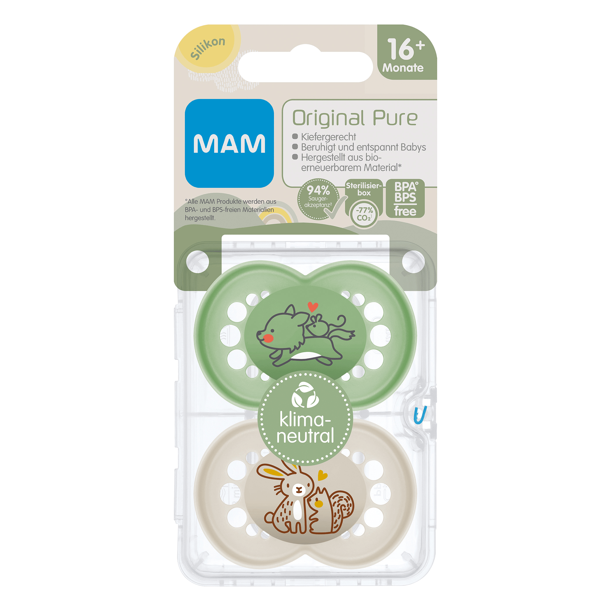 Schnuller, MAM, Grün – Produktansicht