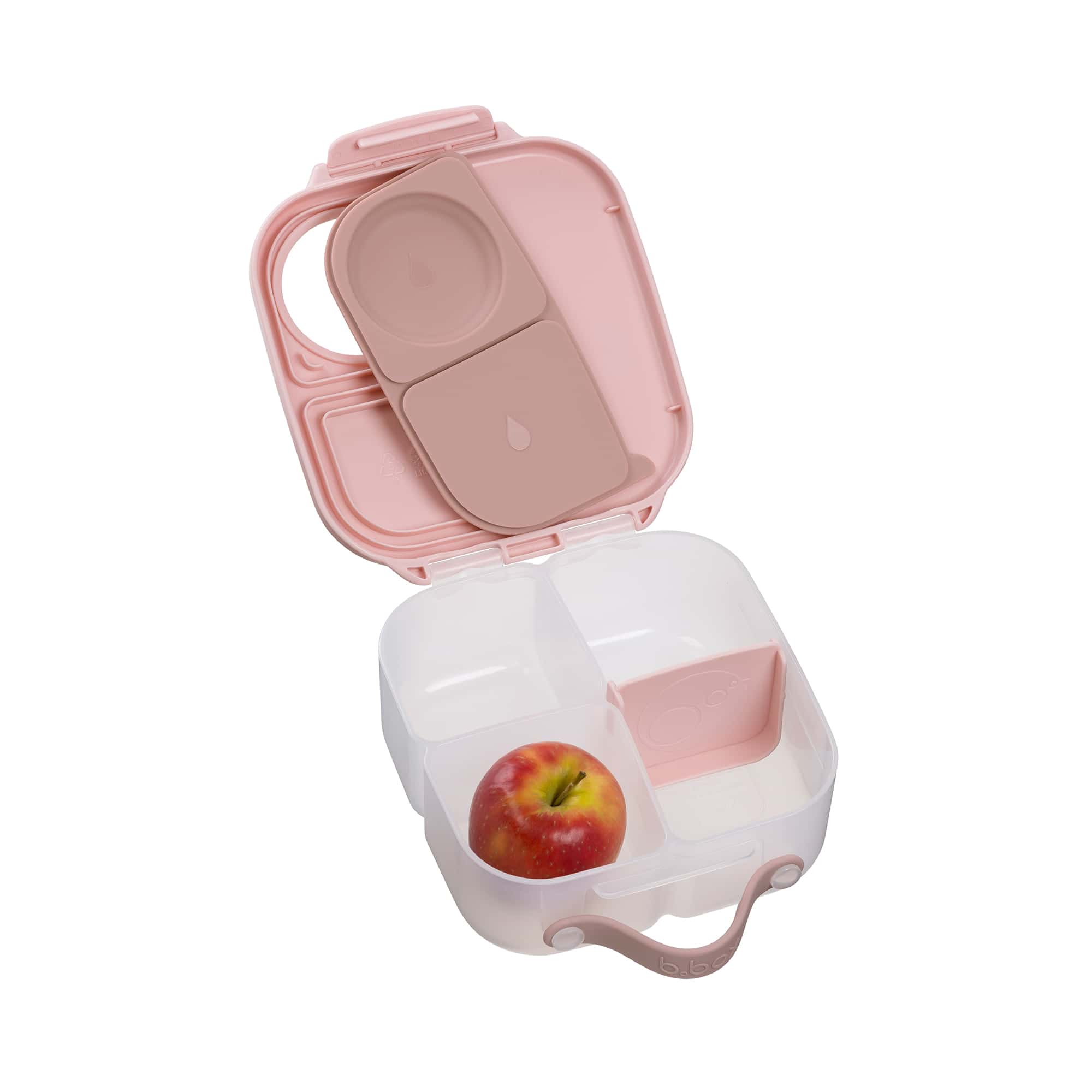 Brotdosen & Snackboxen, B.box, Pink – Besonderheit: mit einzigartiger Silikon-Stretchfunktion, damit auch ein ganzer Apfel hinein passt