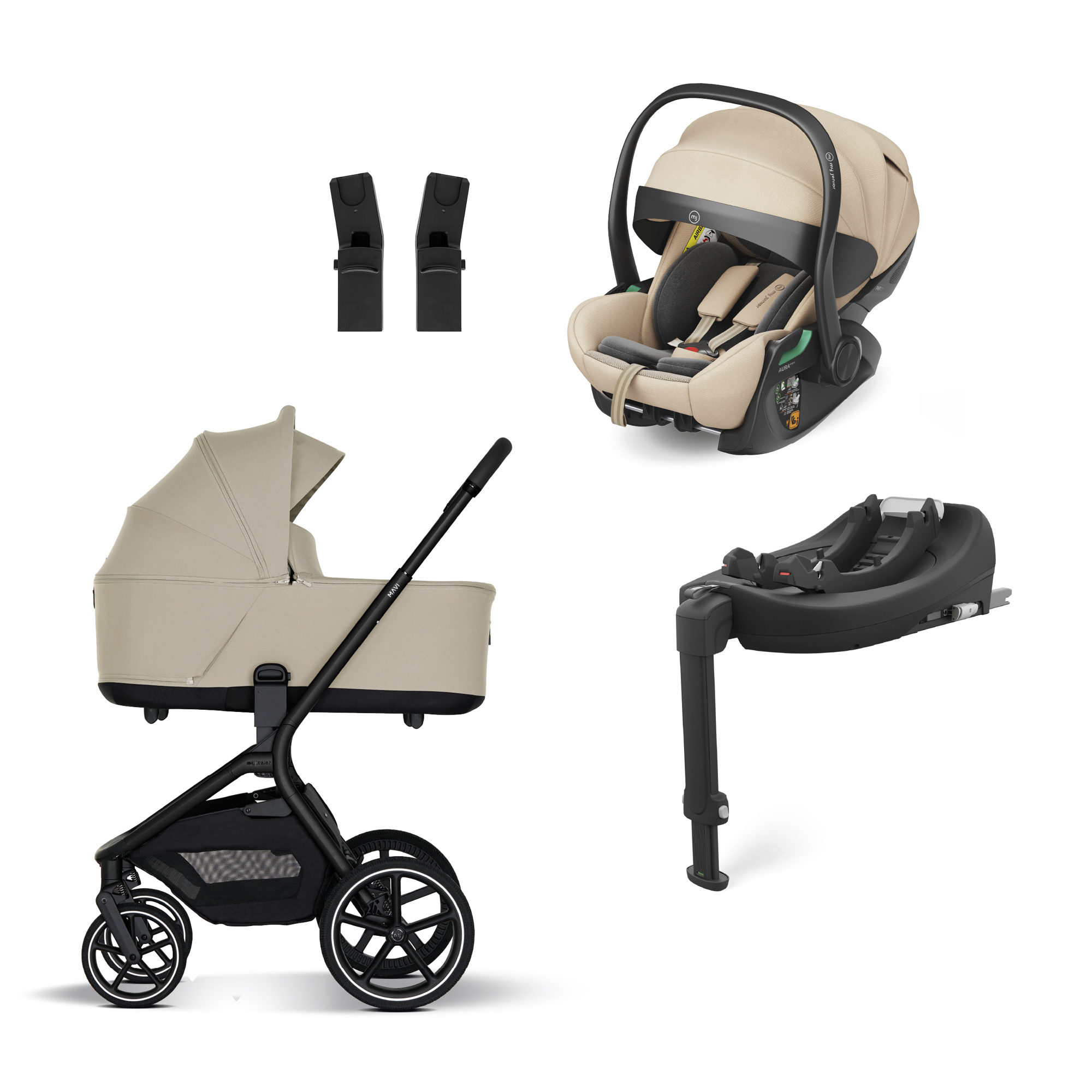 Kinderwagen Komplettsets, My junior, Beige – Produktansicht