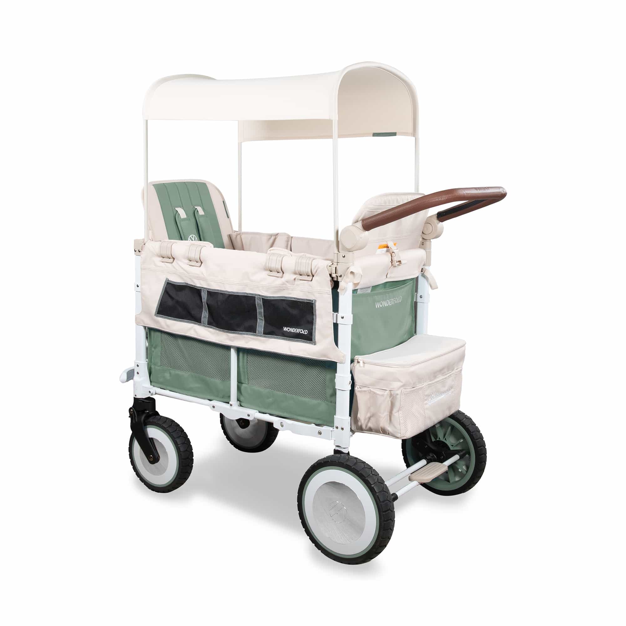 Zwillingswagen & Geschwisterwagen, WONDERFOLD, Grün – Produktansicht