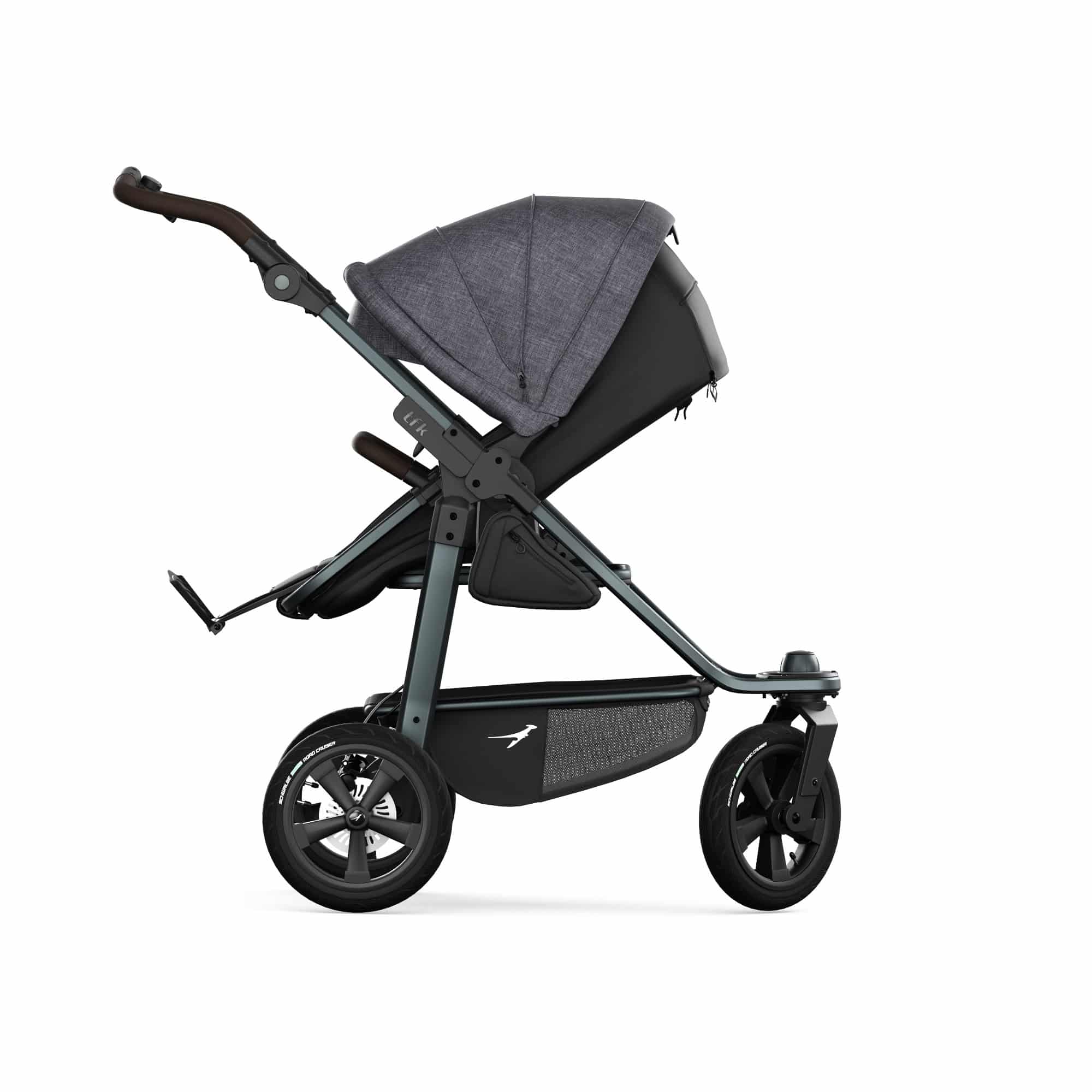Kombi-Kinderwagen, tfk, Schwarz – Produktansicht
