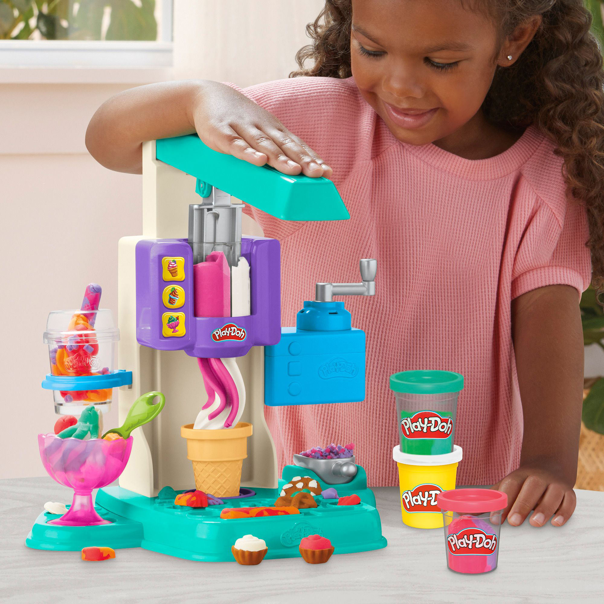 Malen & Kneten, Play-Doh, Mehrfarbig – Besonderheit: geeignet ab 3 Jahre