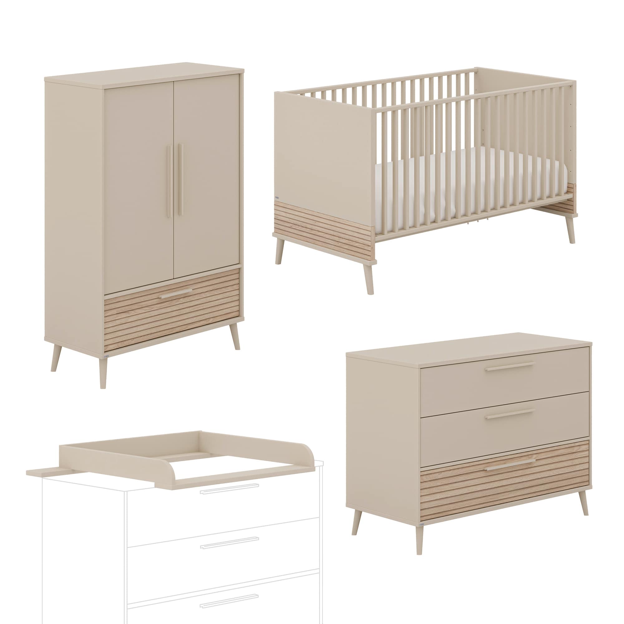 Babyzimmer Sets, PAIDI, Beige – Produktansicht