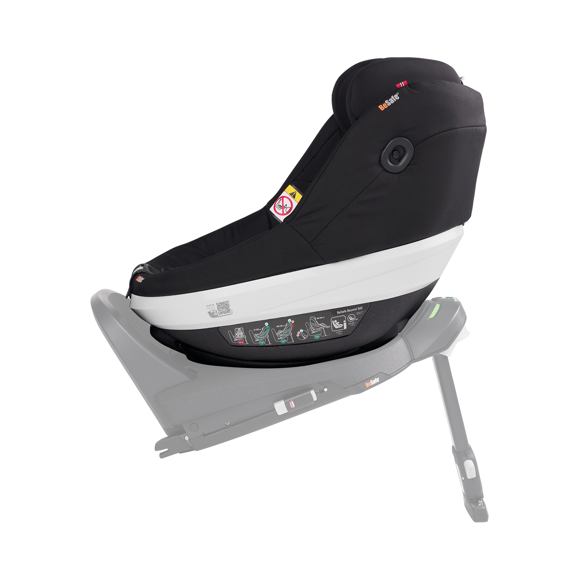 Kindersitze 9-18 kg, Gruppe 1, BeSafe, Schwarz – Produktansicht