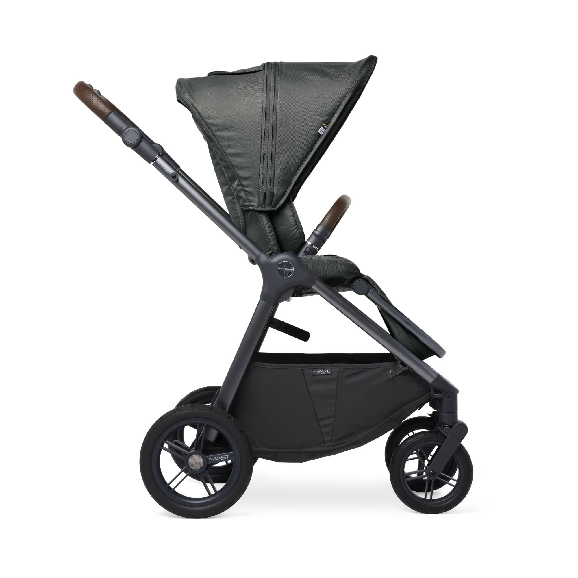 Kombi-Kinderwagen, MAST, Schwarz – Produktansicht