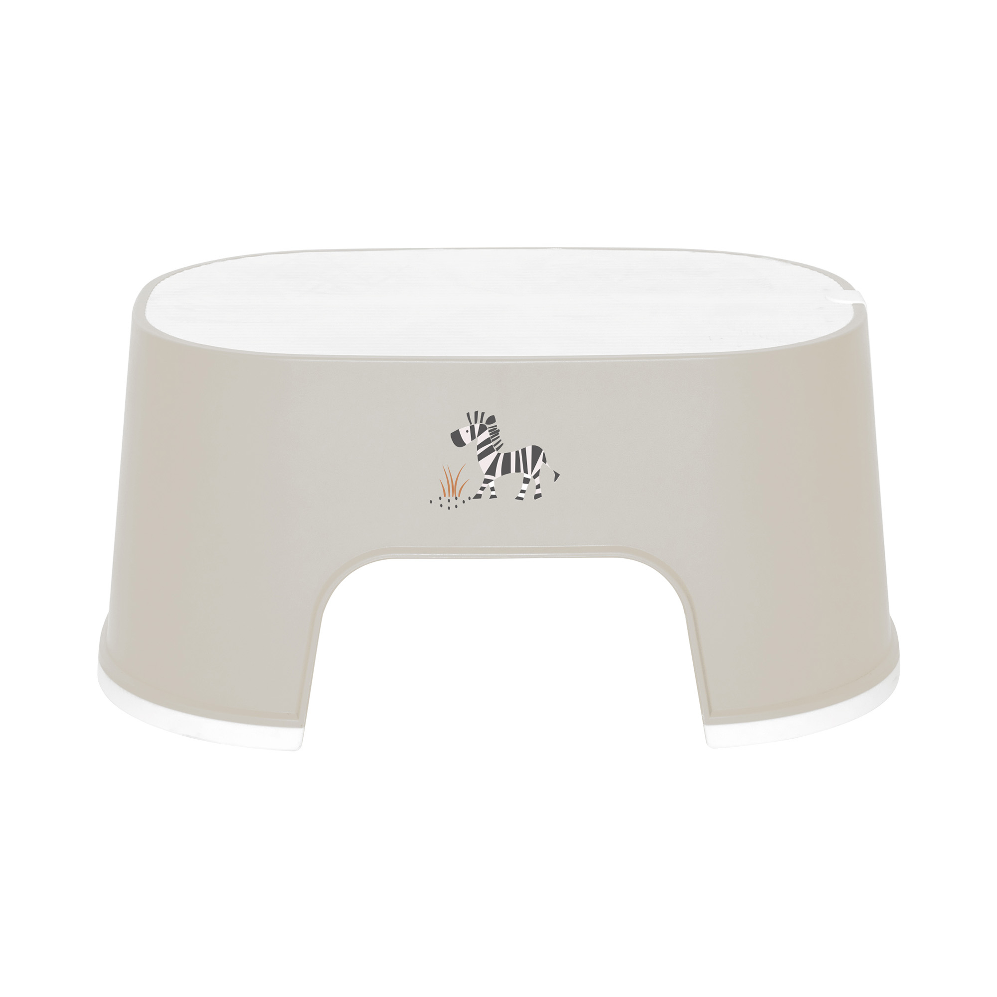 Tritthocker, bébé-jou, Beige – Besonderheit: große Trittfläche