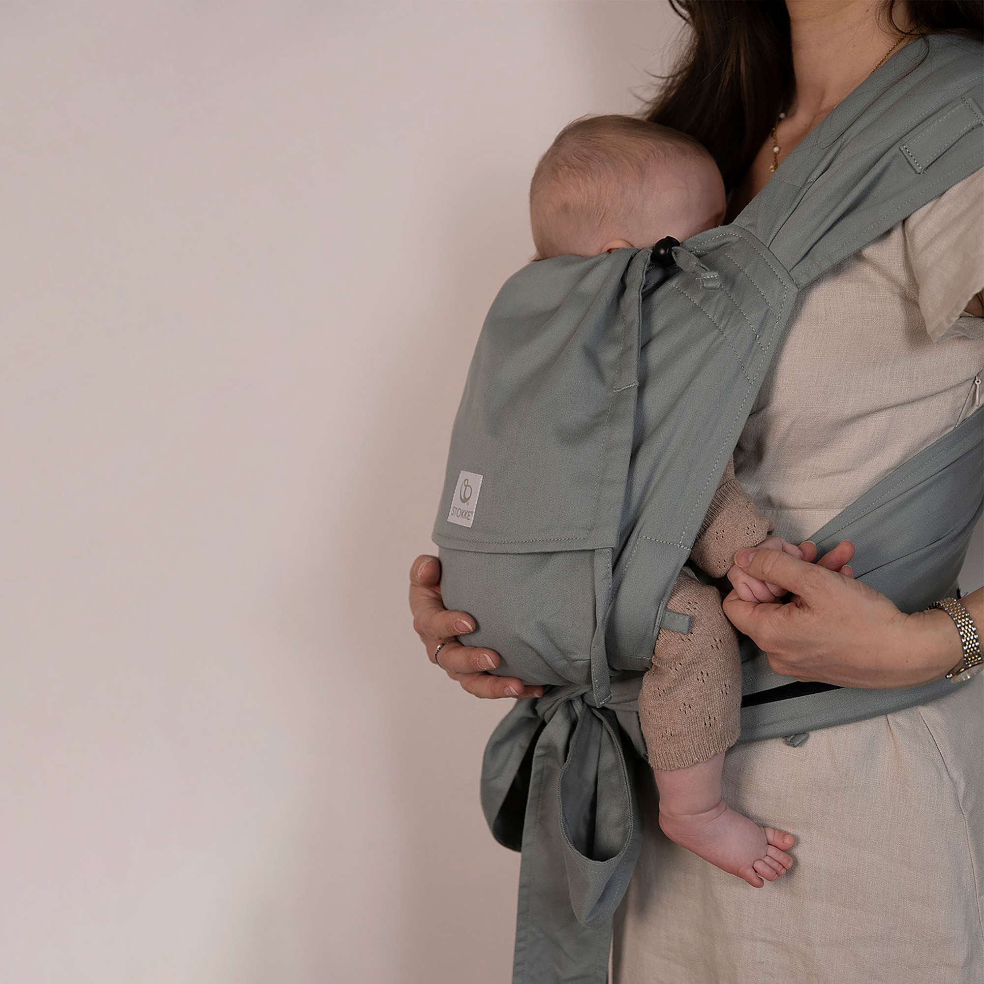 Babytragen, STOKKE, Grün – Produktansicht