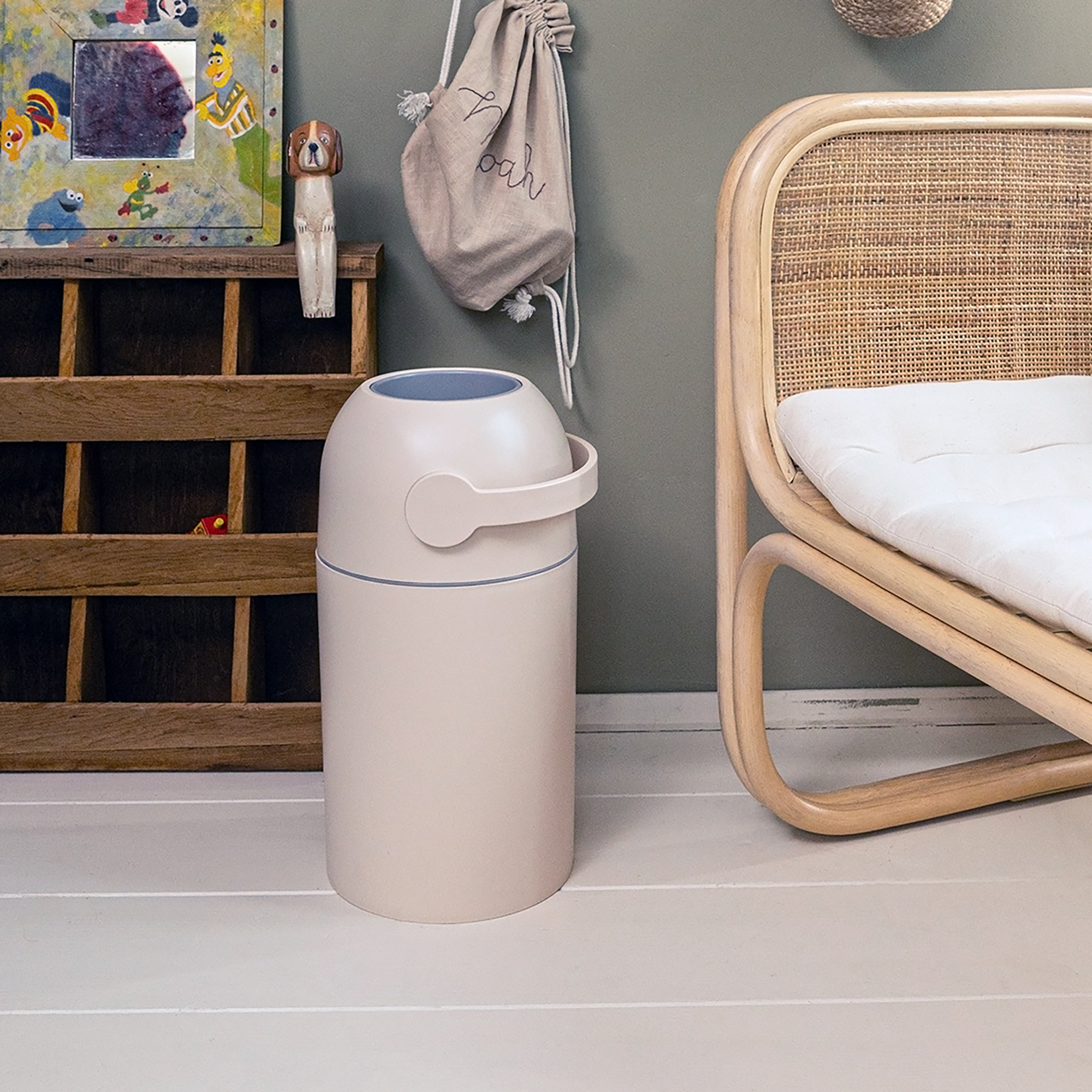 Windeleimer, tradewell, Beige – Produktansicht