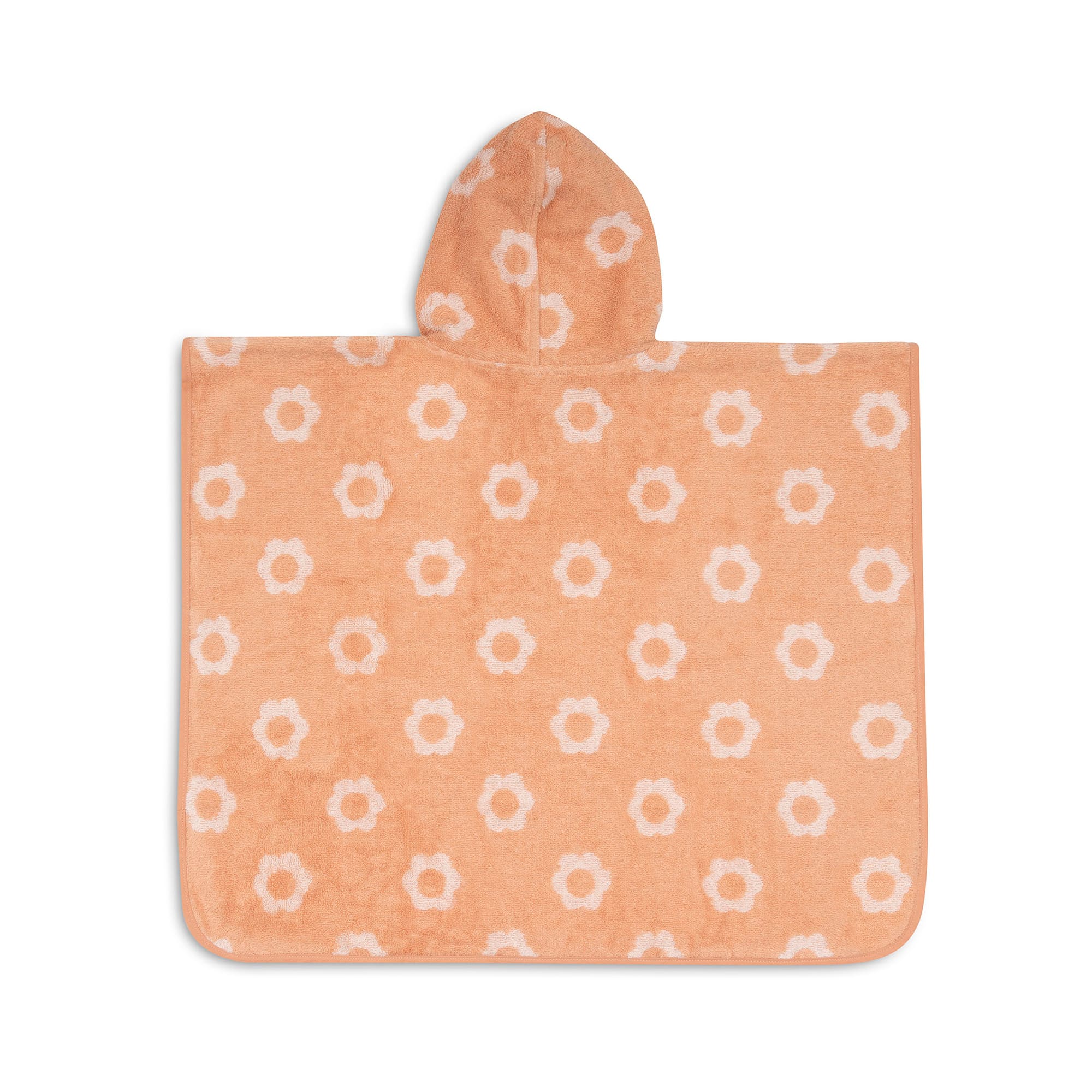 Badeponcho, jollein, Orange – Produktansicht