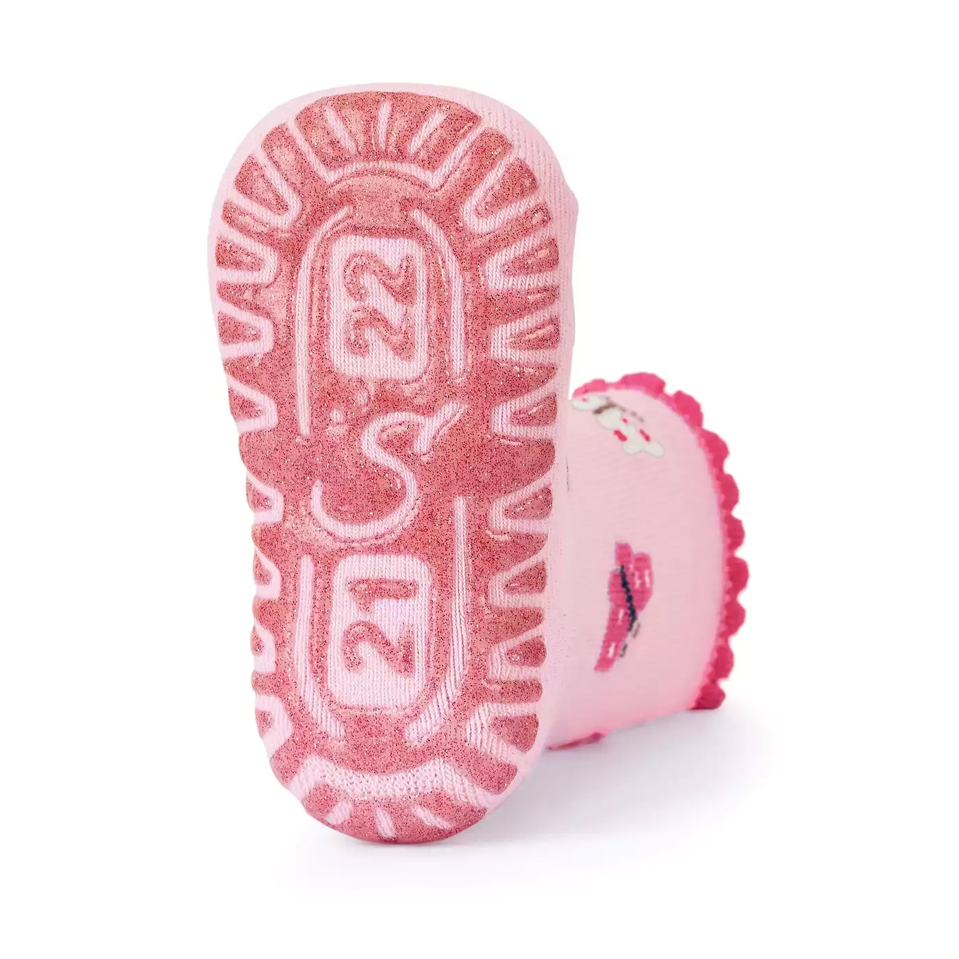 Sterntaler Jungen Socken Doppelpack - Haifisch-Motive, Größe 17/18, Mit Vollplüschsohle